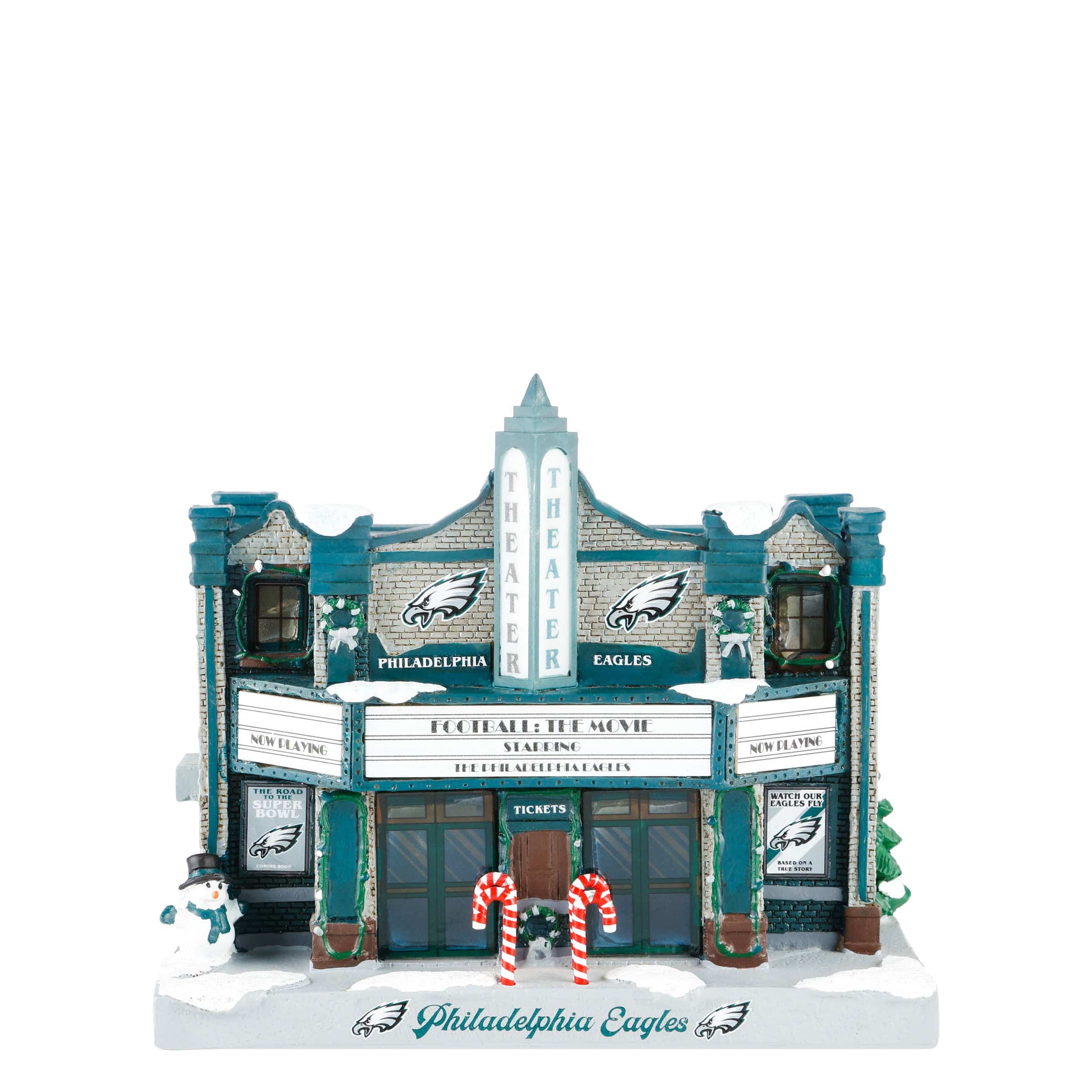 Philadelphia Eagles NFL Light Up Resin Team Theater
