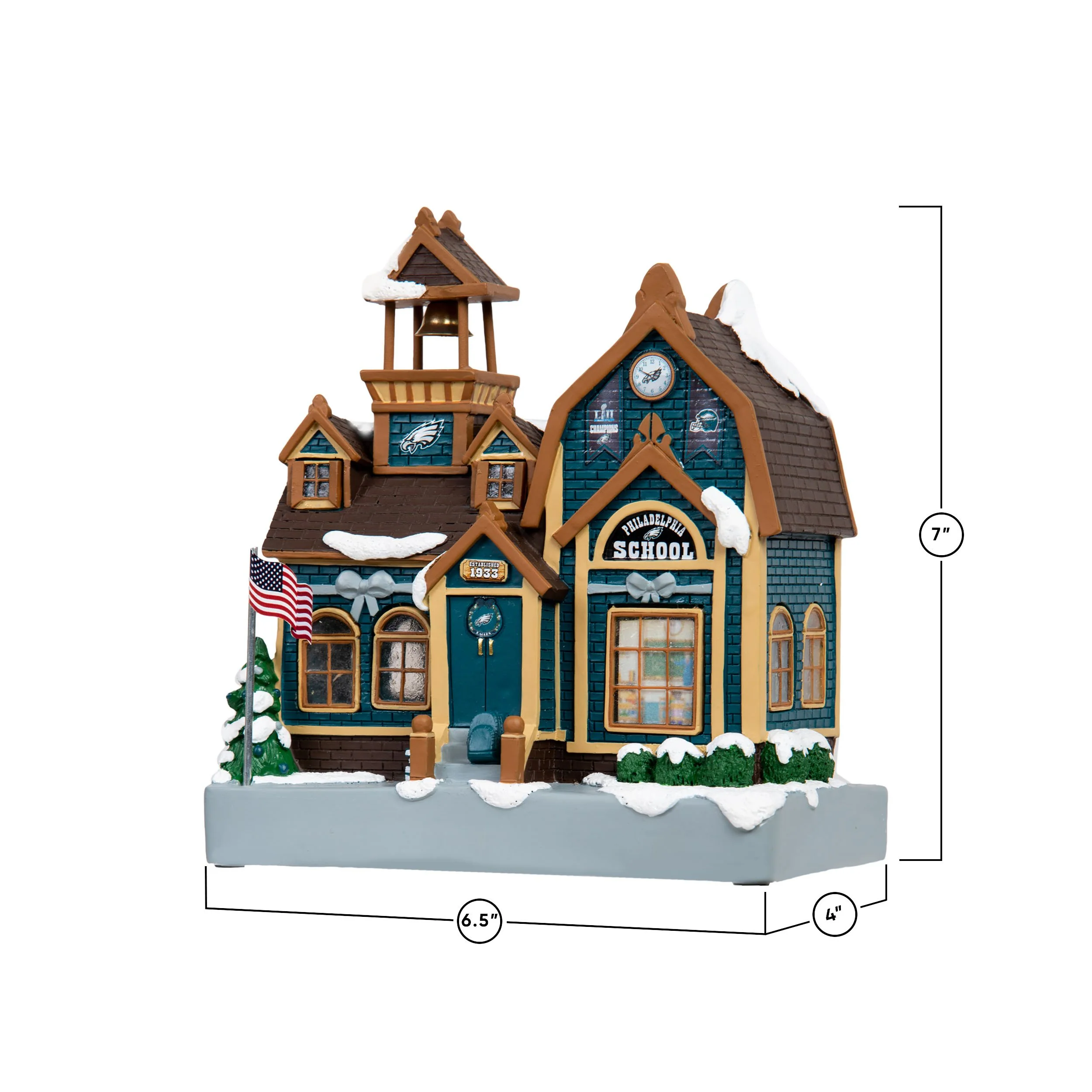 Philadelphia Eagles NFL Light Up Team Schoolhouse - Image 5