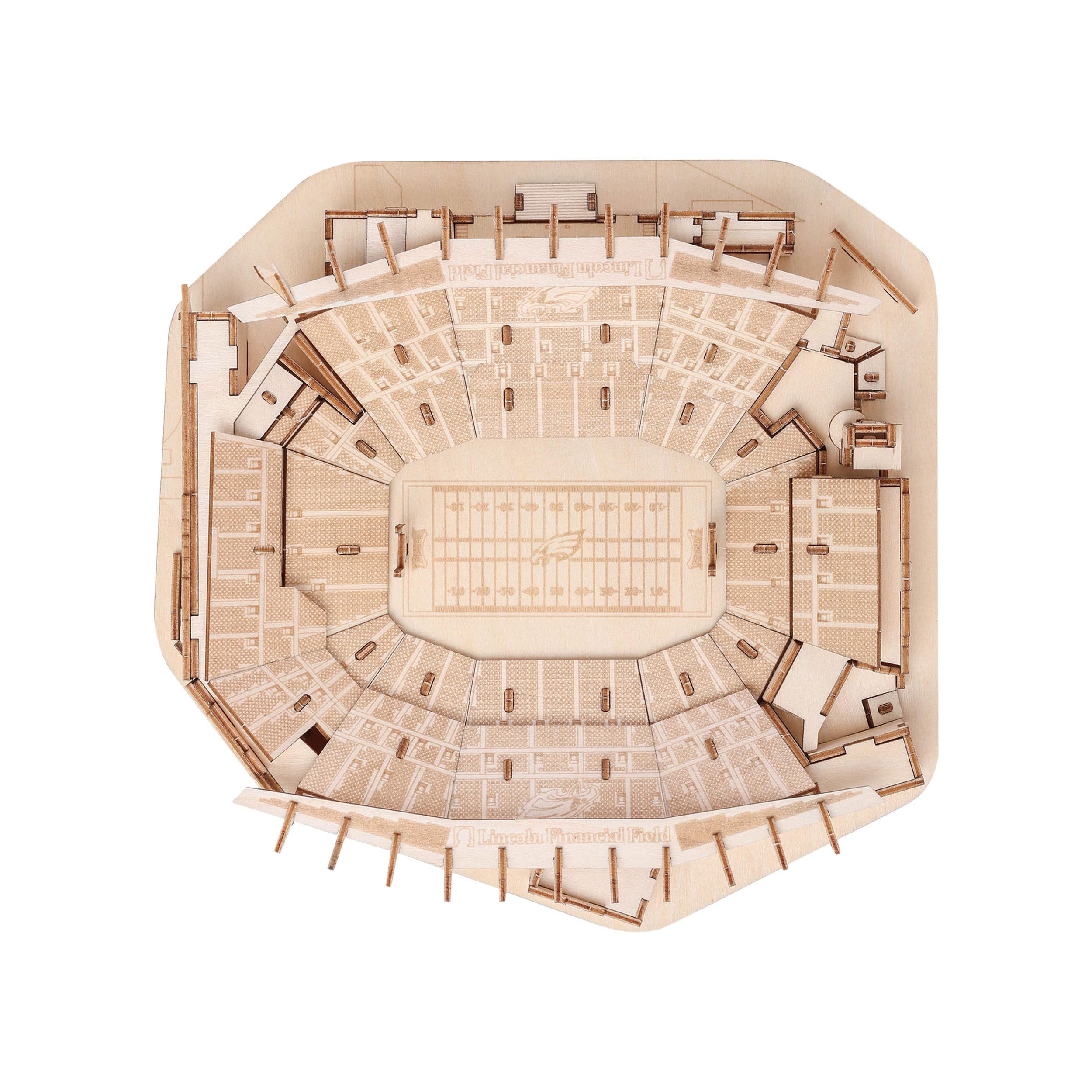 Philadelphia Eagles NFL Lincoln Financial Field Wood PZLZ Stadium - Image 5