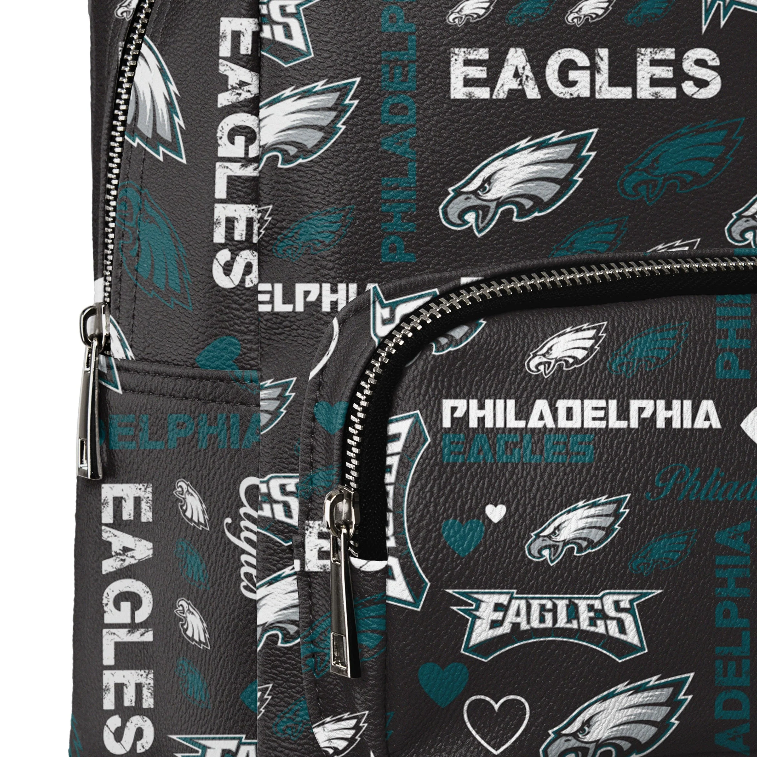 Philadelphia Eagles NFL Logo Love Mini Backpack - Image 4