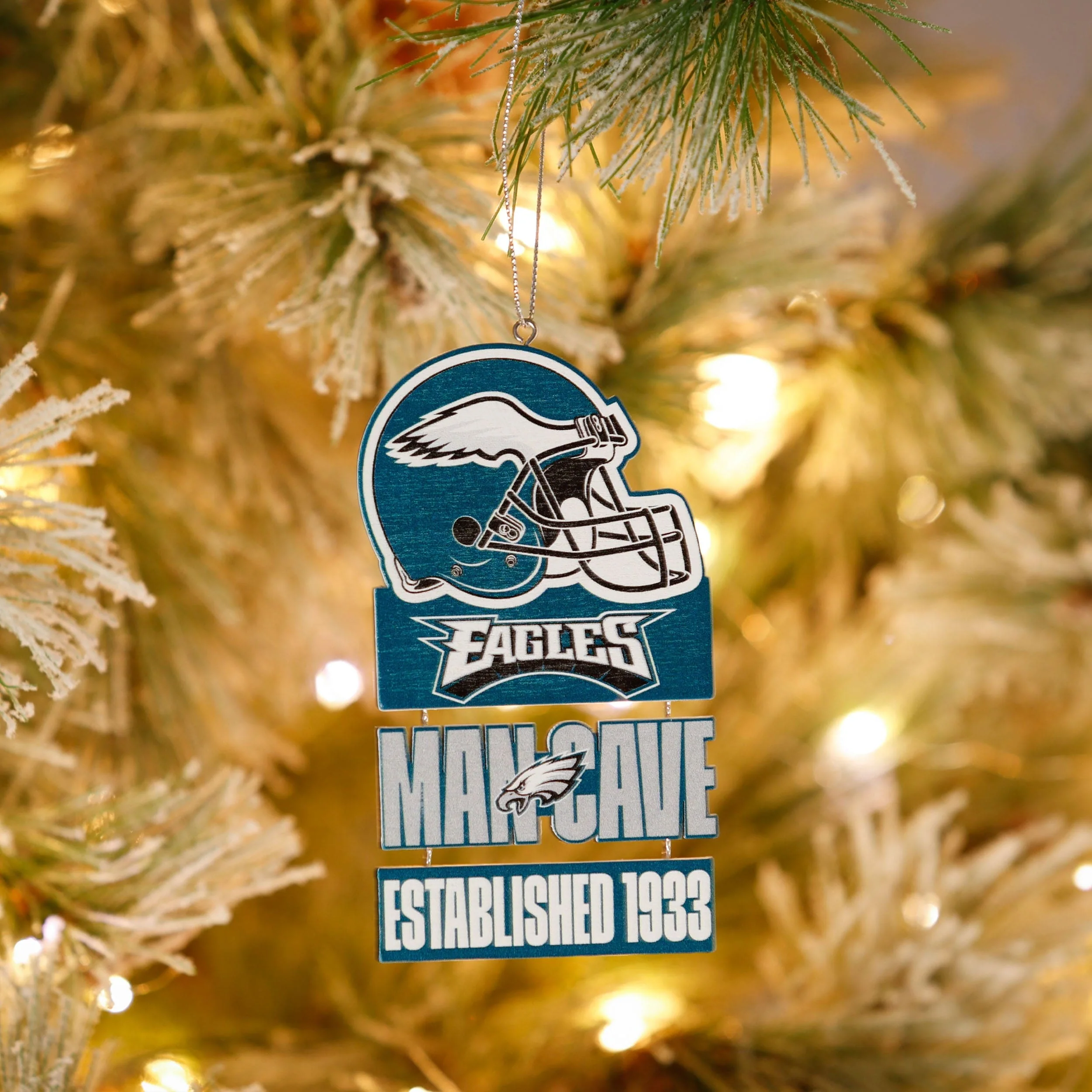 Philadelphia Eagles NFL Mancave Sign Ornament - Image 3