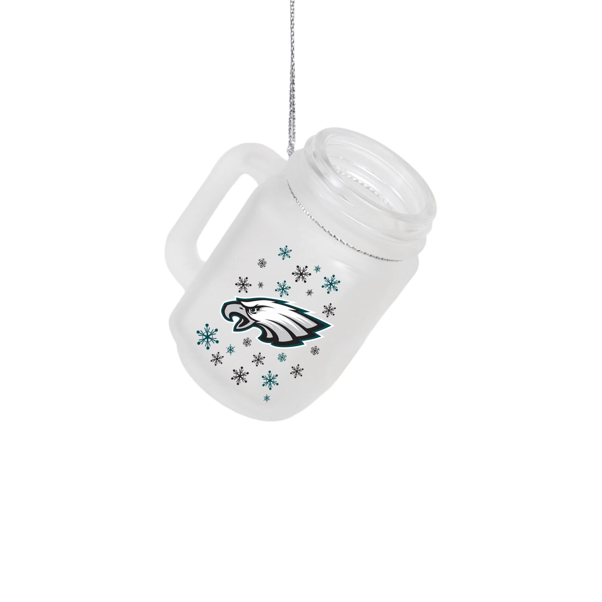 Philadelphia Eagles NFL Mason Jar Ornament