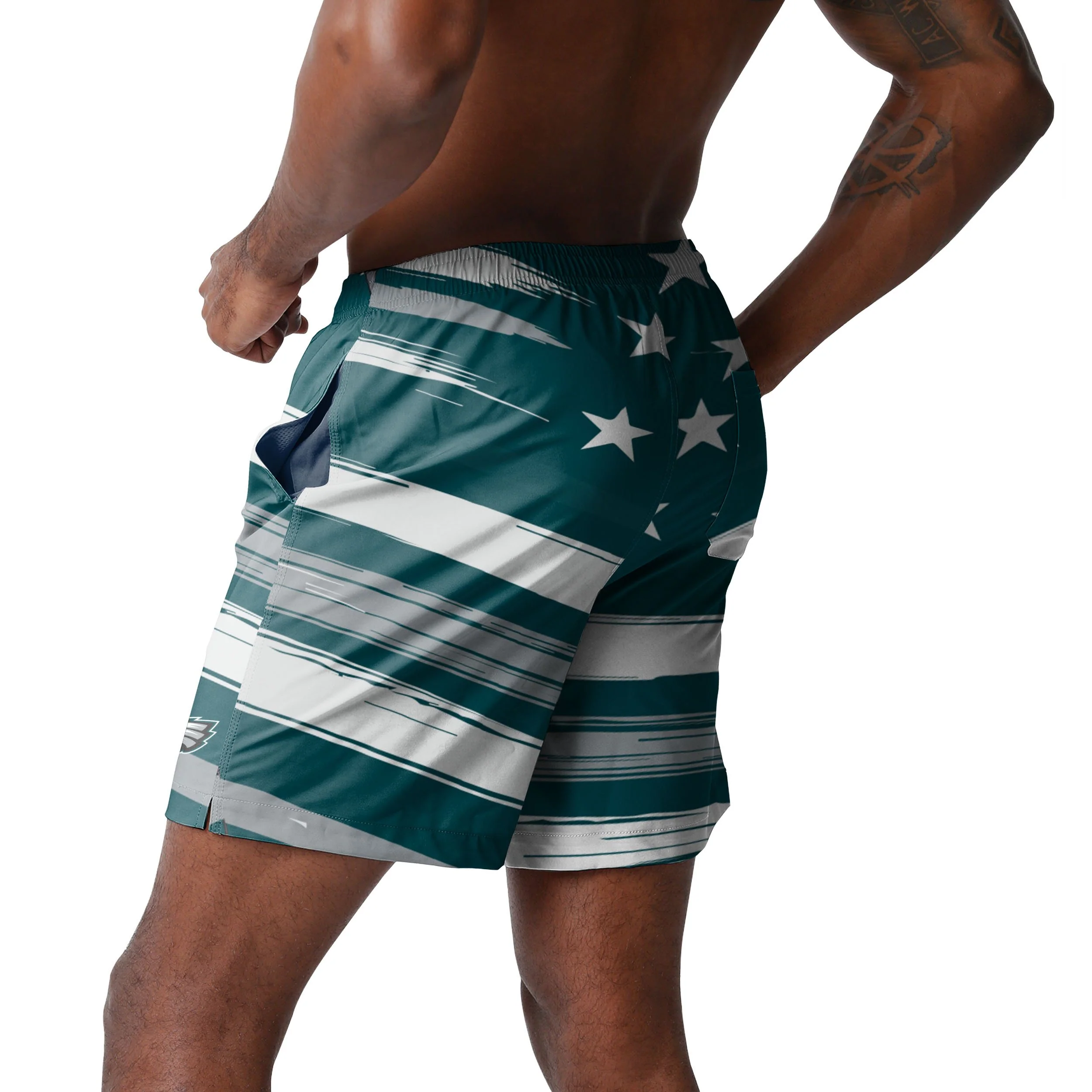 Philadelphia Eagles NFL Mens Americana Swimming Trunks - Image 3