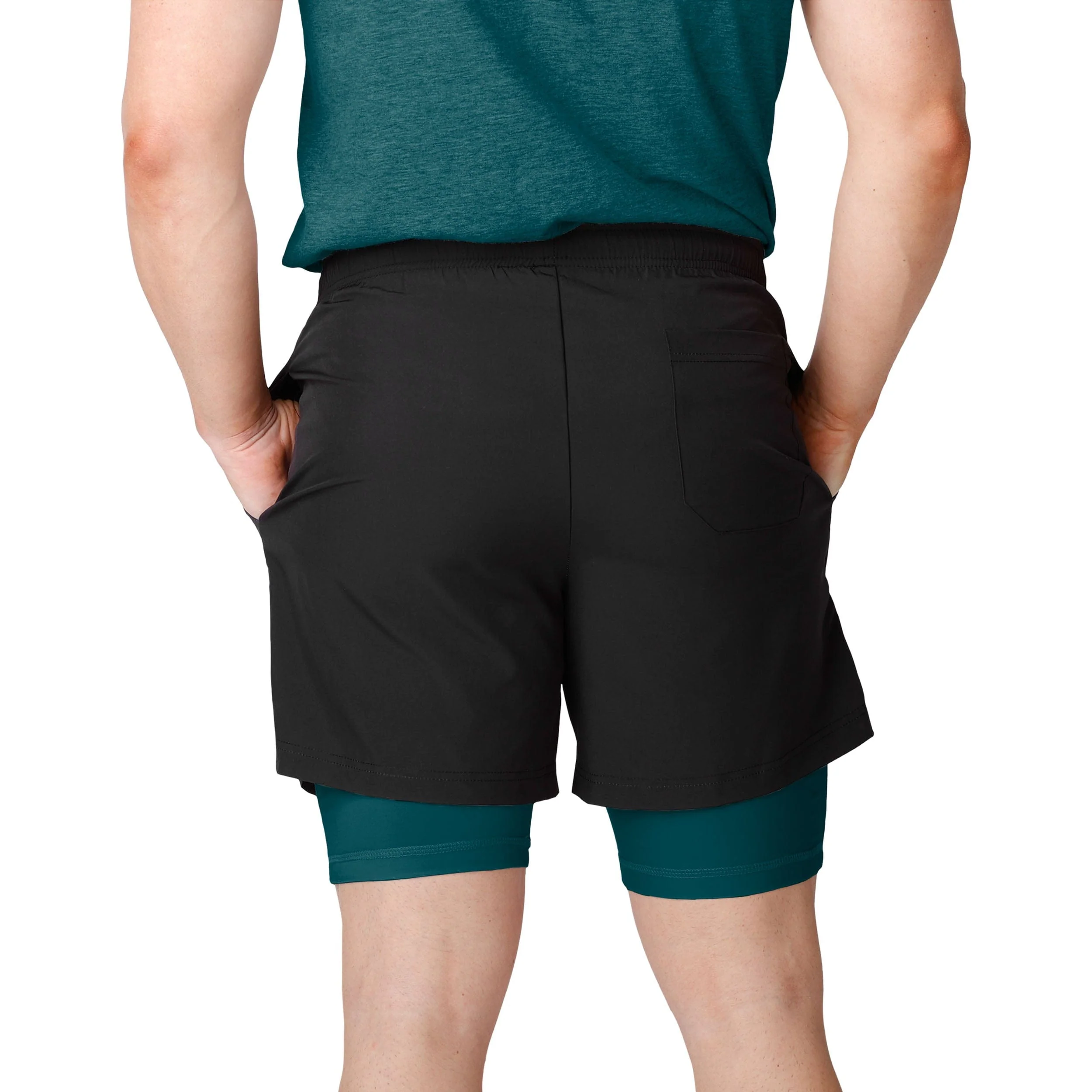 Philadelphia Eagles NFL Mens Black Team Color Lining Shorts - Image 3