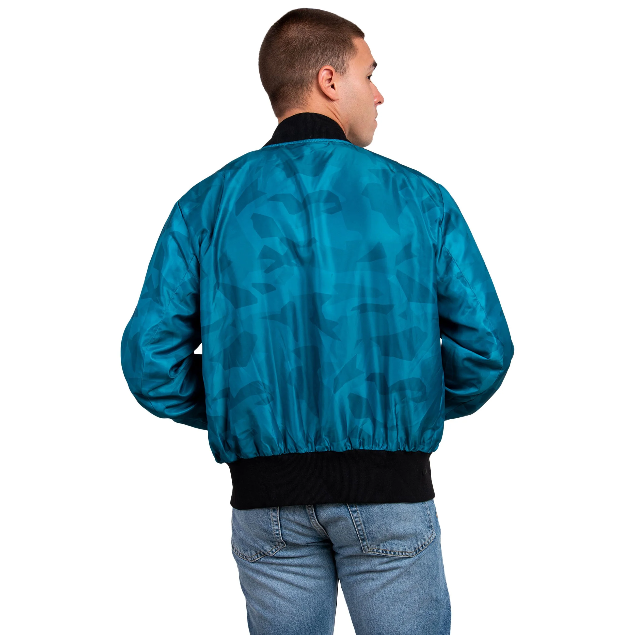 Philadelphia Eagles NFL Mens Camo Bomber Jacket - Image 5
