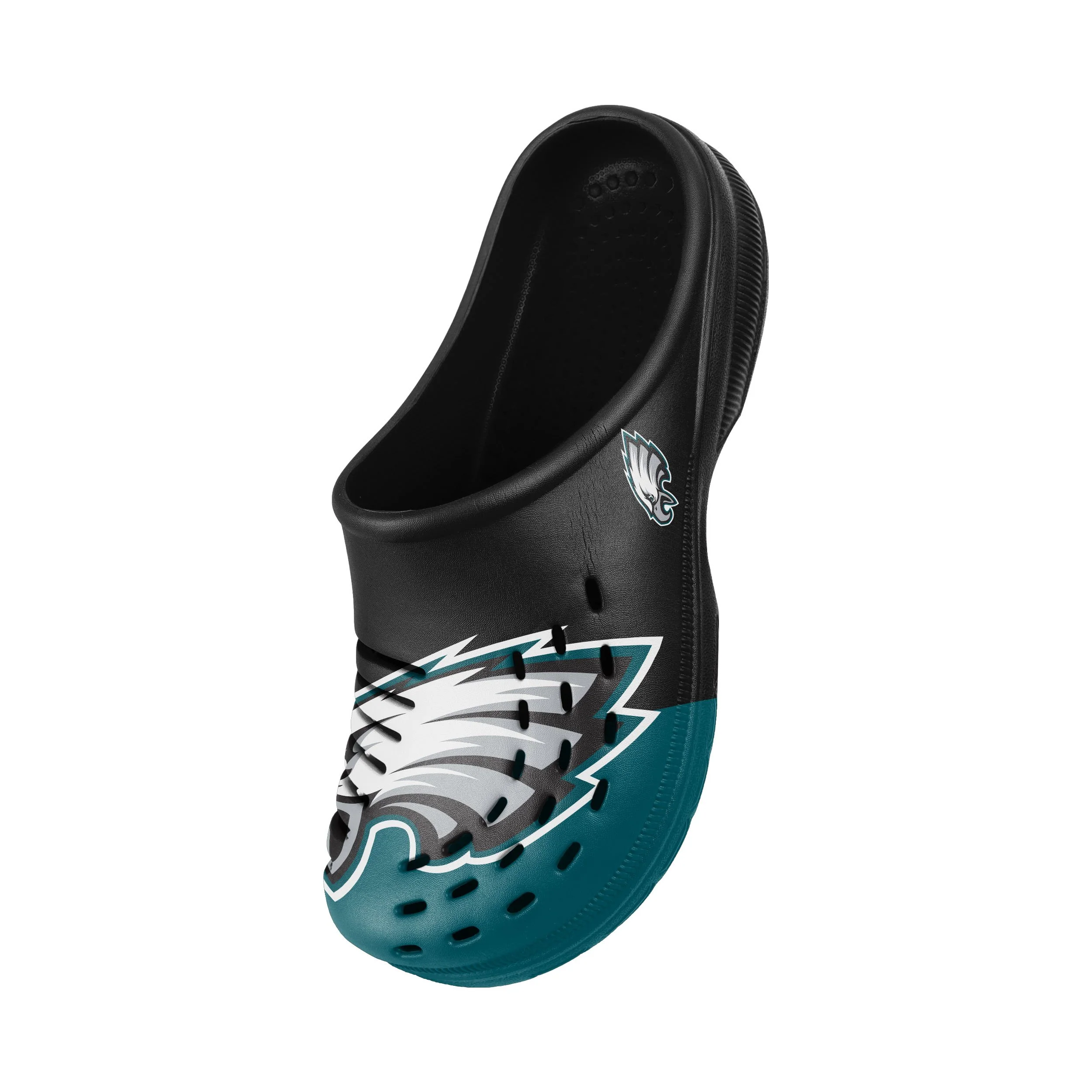 Philadelphia Eagles NFL Mens Colorblock Big Logo Clog - Image 3