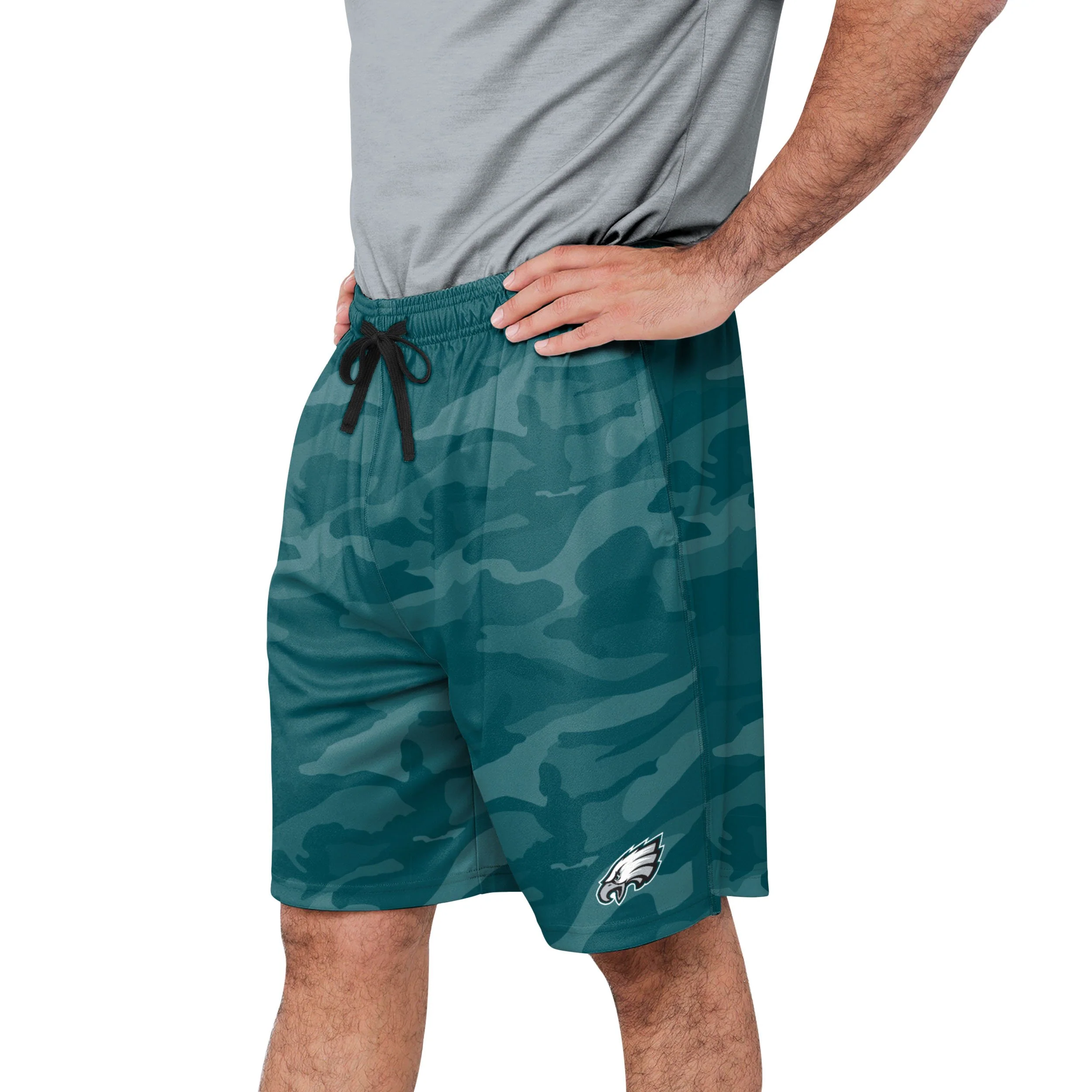 Philadelphia Eagles NFL Mens Cool Camo Training Shorts - Image 2