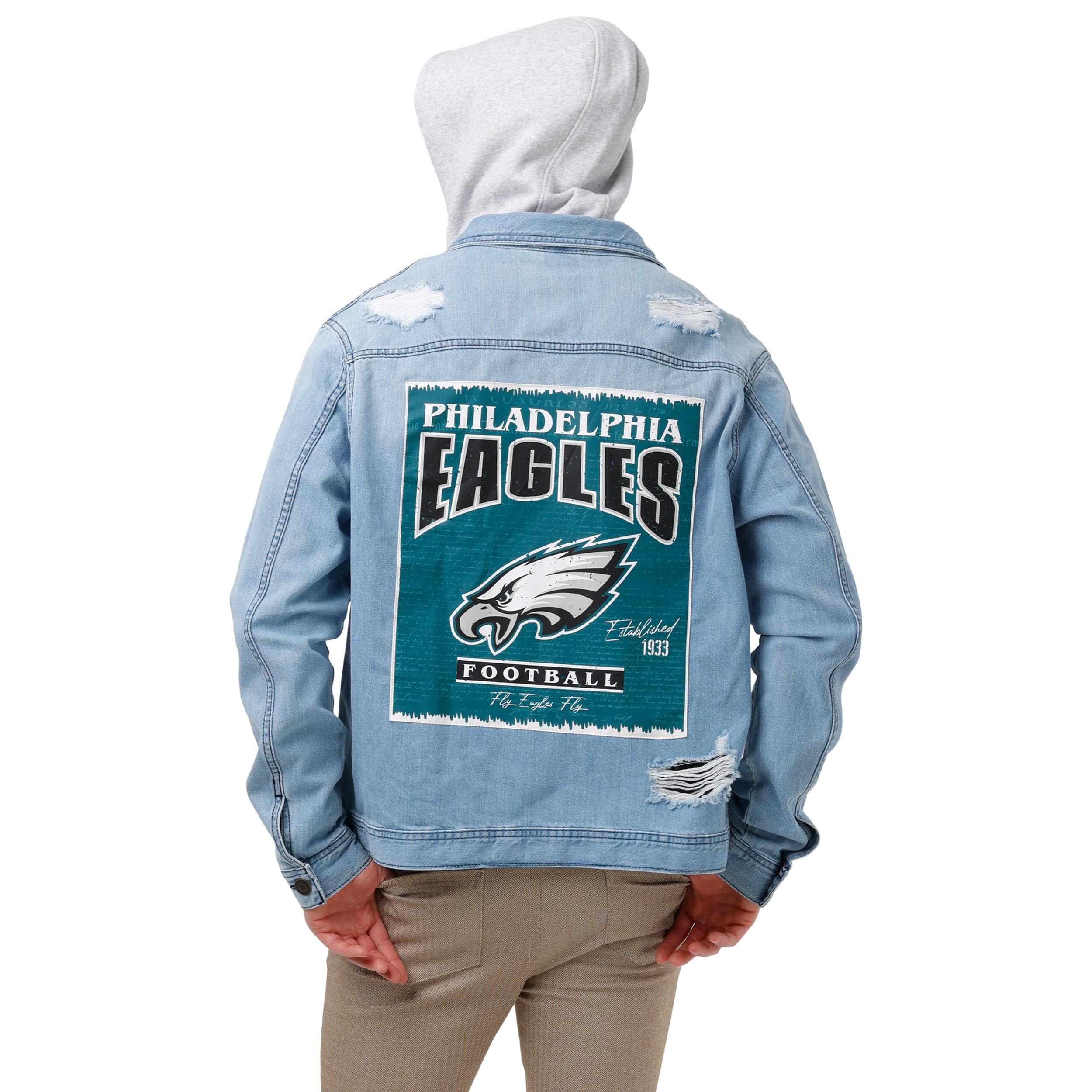 Philadelphia Eagles NFL Mens Denim Days Jacket - Image 2