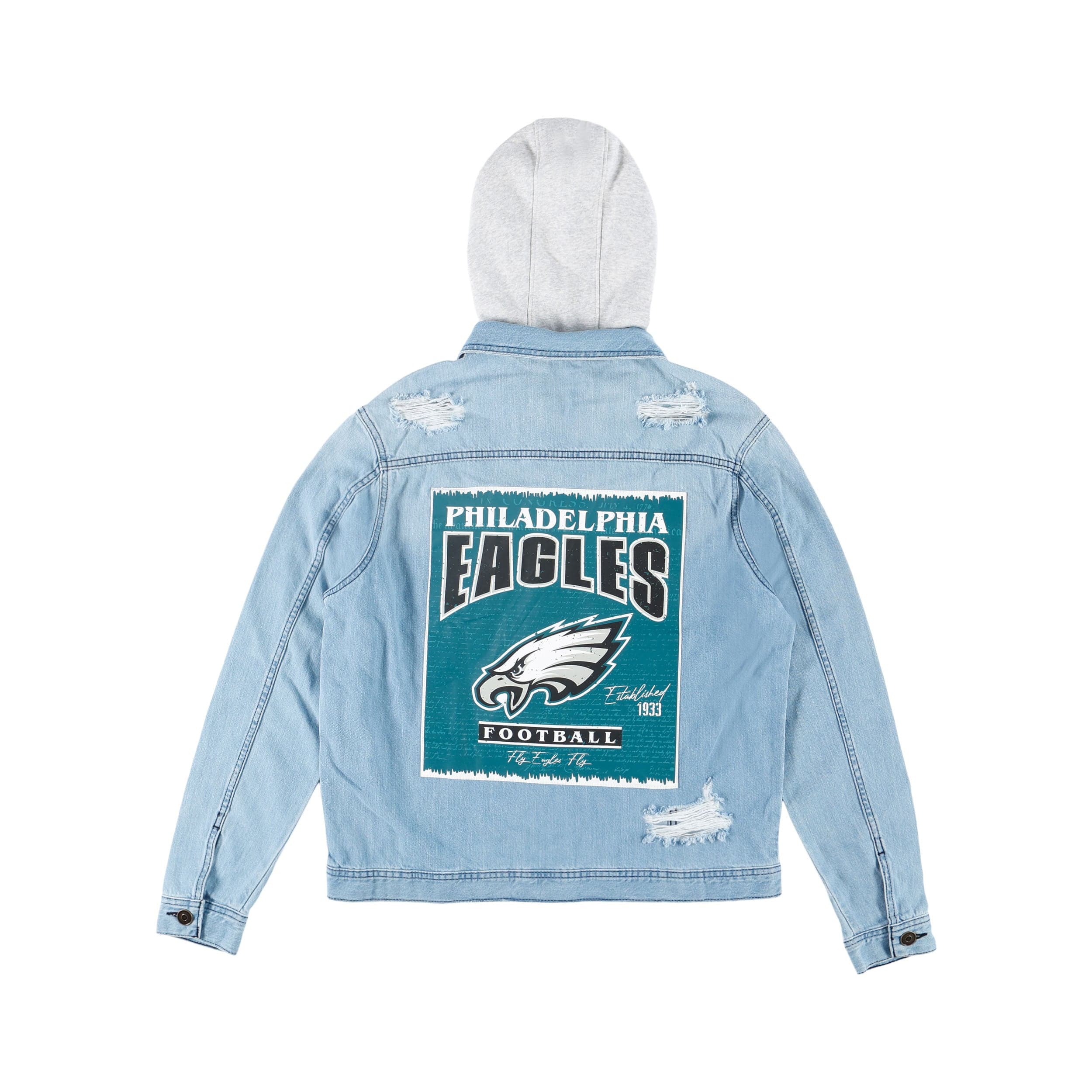 Philadelphia Eagles NFL Mens Denim Days Jacket - Image 4