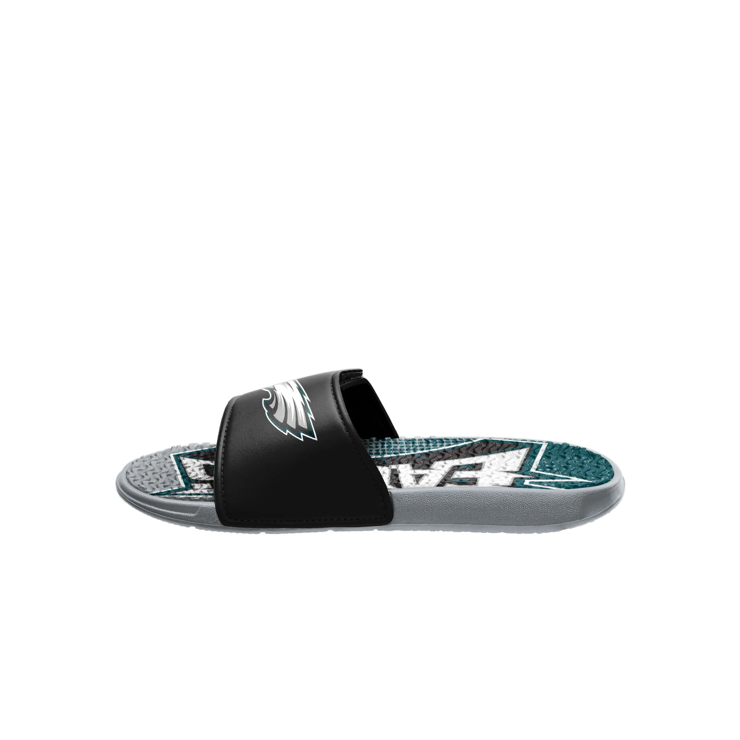 Philadelphia Eagles NFL Mens Gradient Wordmark Gel Slide - Image 4
