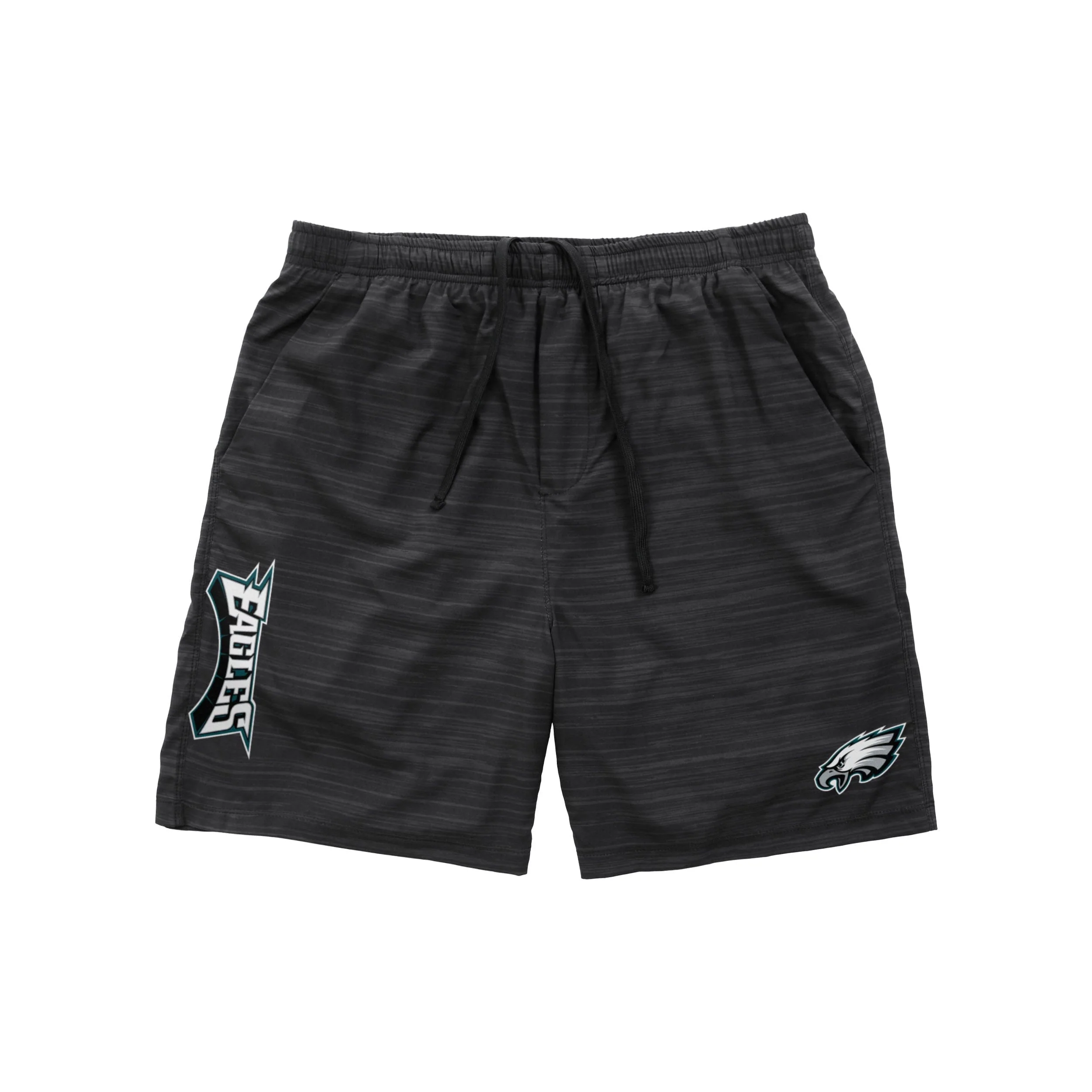 Philadelphia Eagles NFL Mens Heathered Black Woven Liner Shorts - Image 5
