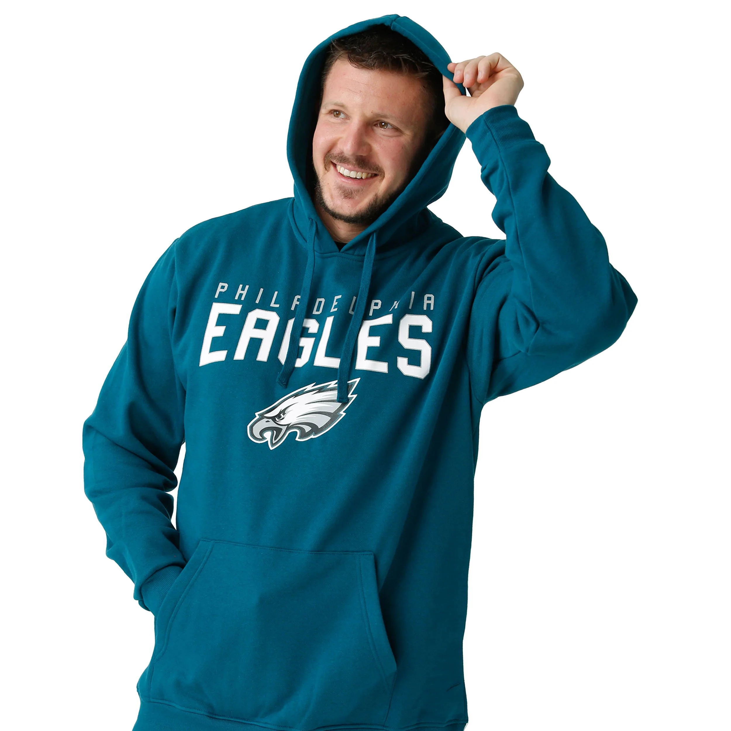 Philadelphia Eagles NFL Mens Solid Hoodie - Image 3