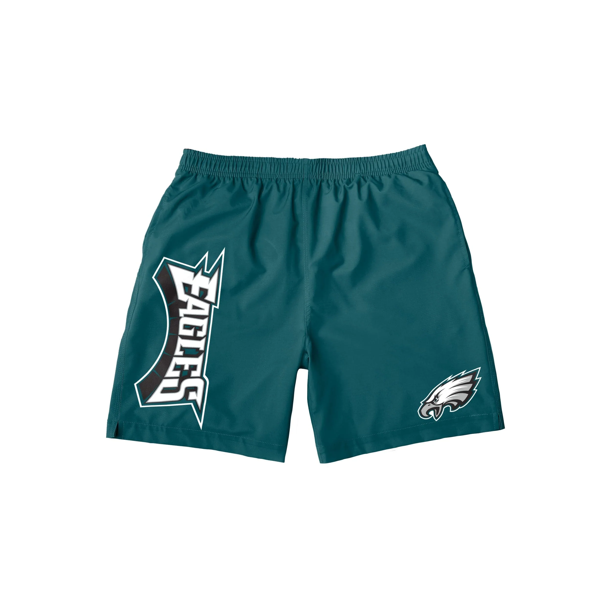 Philadelphia Eagles NFL Mens Solid Wordmark Traditional Swimming Trunks - Image 4
