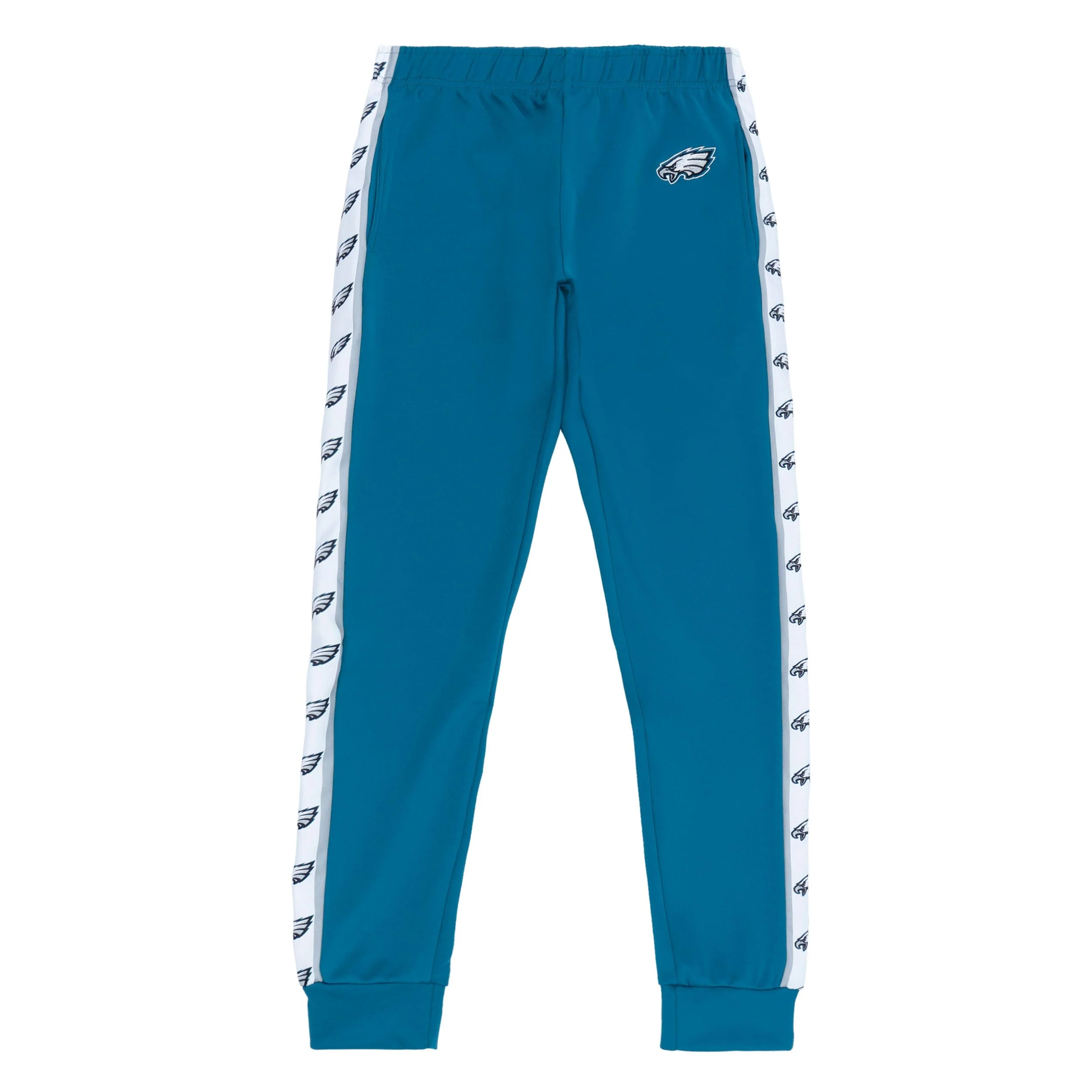 Philadelphia Eagles NFL Mens Stripe Logo Track Pants - Image 4
