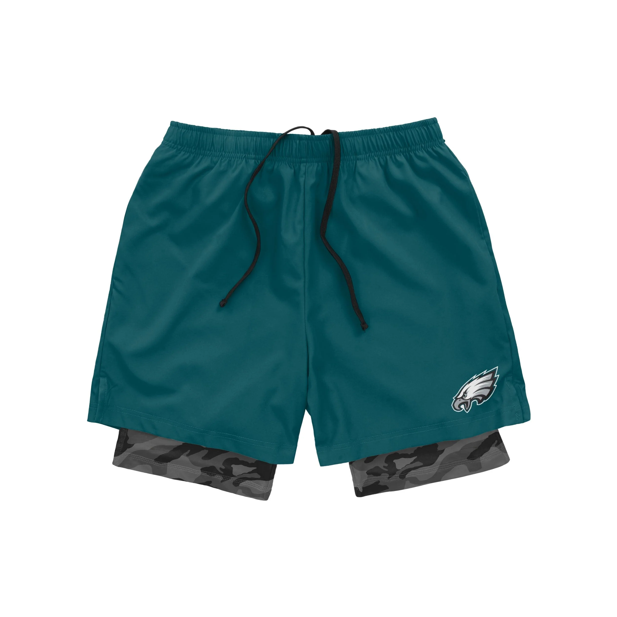 Philadelphia Eagles NFL Mens Team Color Camo Liner Shorts - Image 4