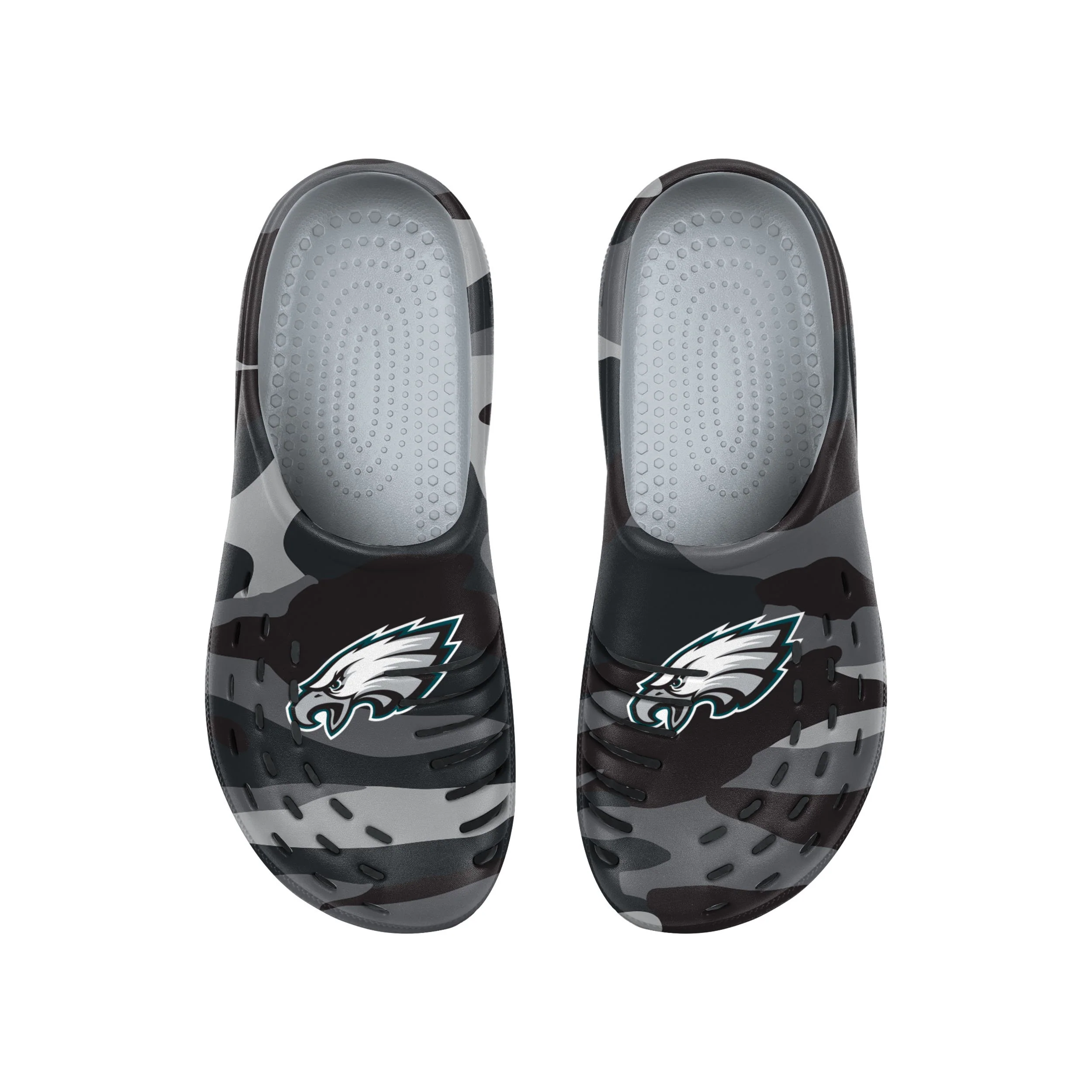 Philadelphia Eagles NFL Mens Tonal Camo Clog - Image 4