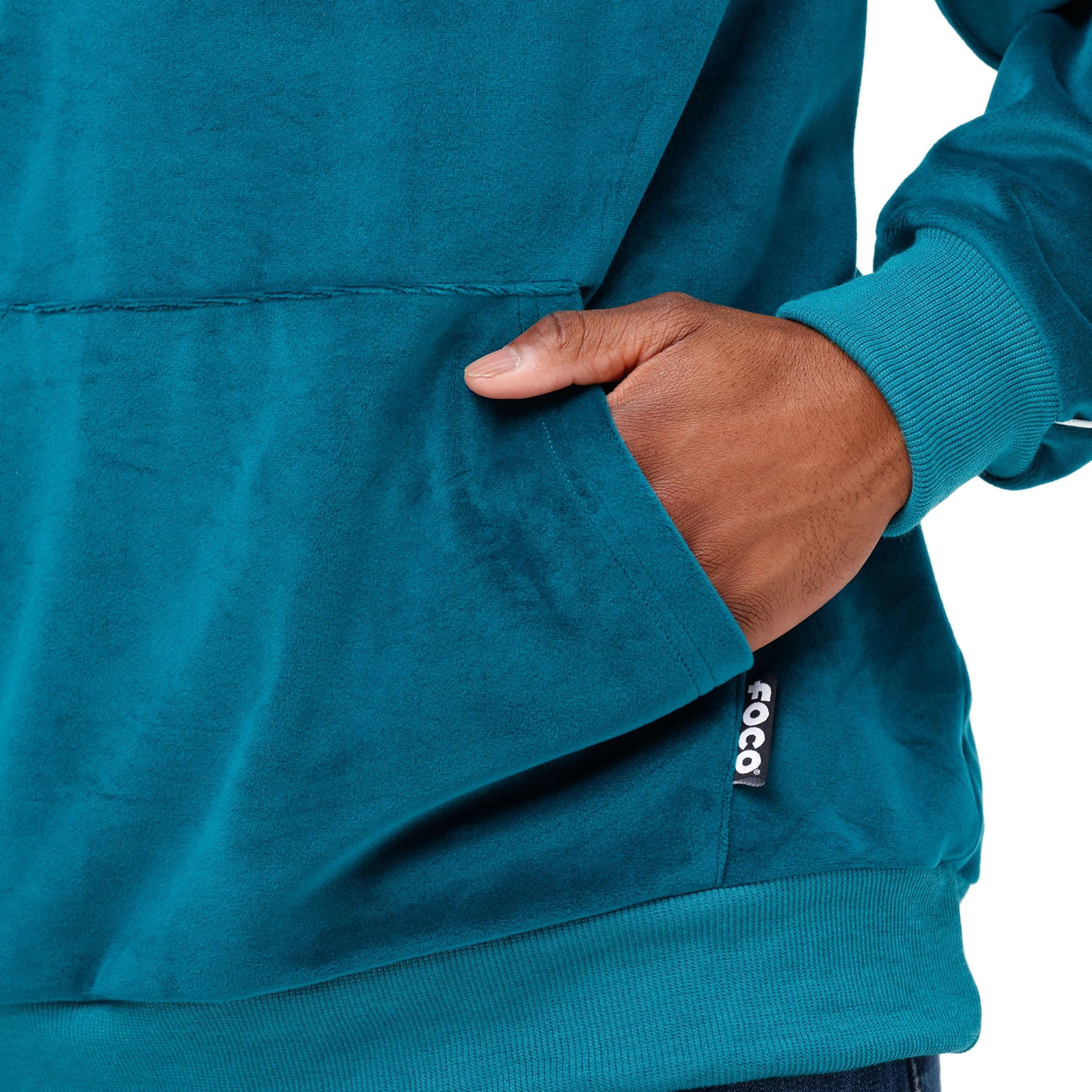 Philadelphia Eagles NFL Mens Velour Hooded Sweatshirt - Image 3