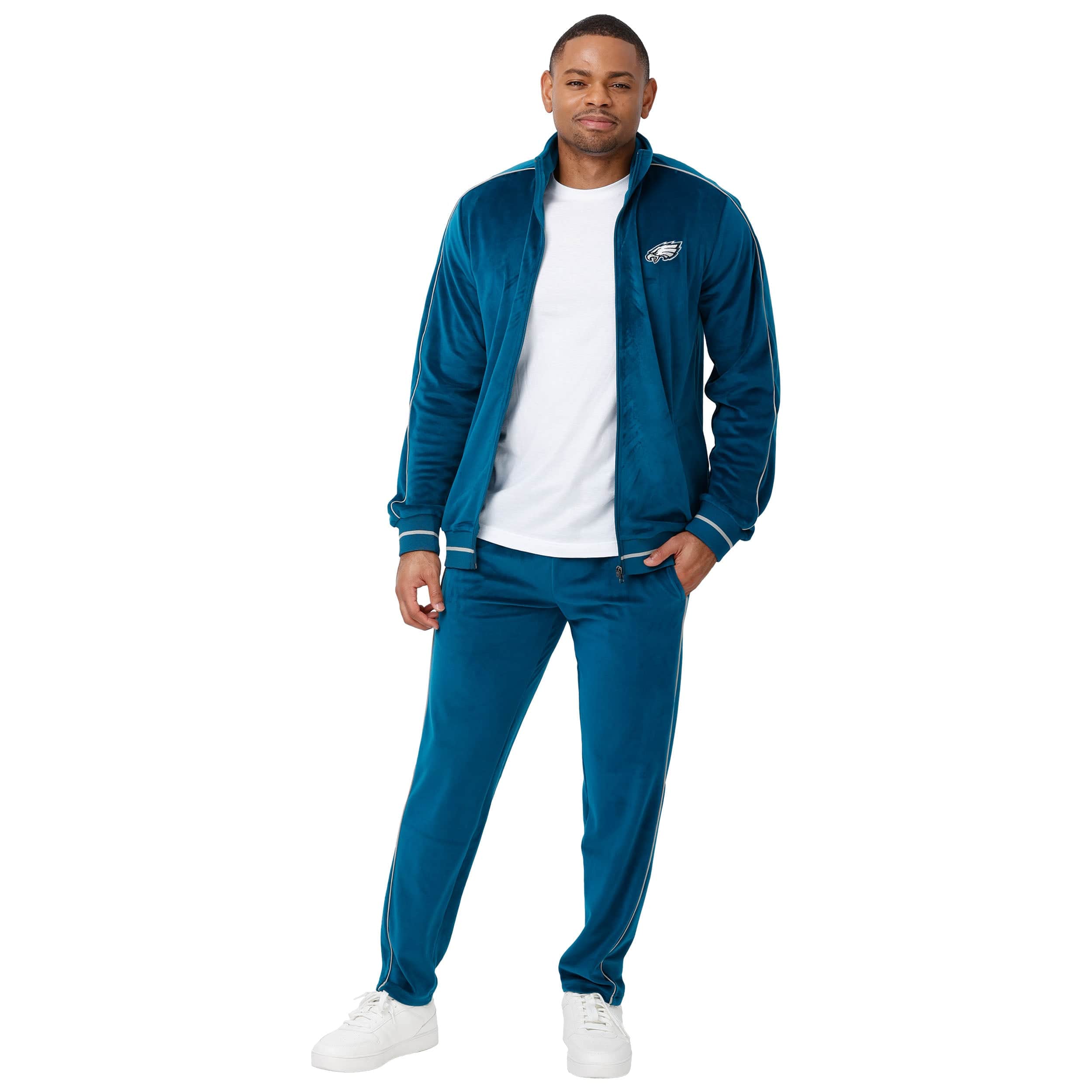 Philadelphia Eagles NFL Mens Velour Pants - Image 5