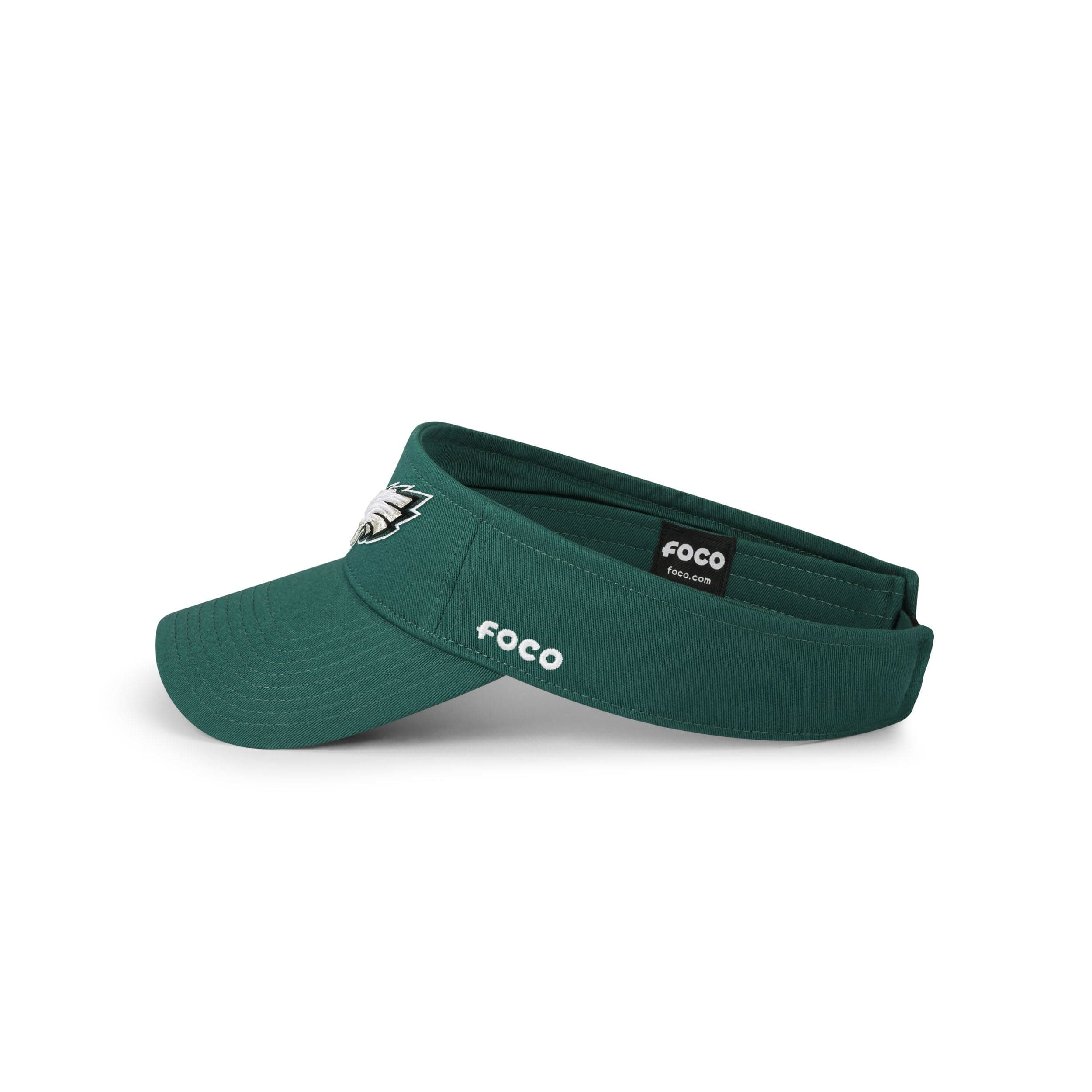 Philadelphia Eagles NFL Midnight Green Primary Logo Visor - Image 2