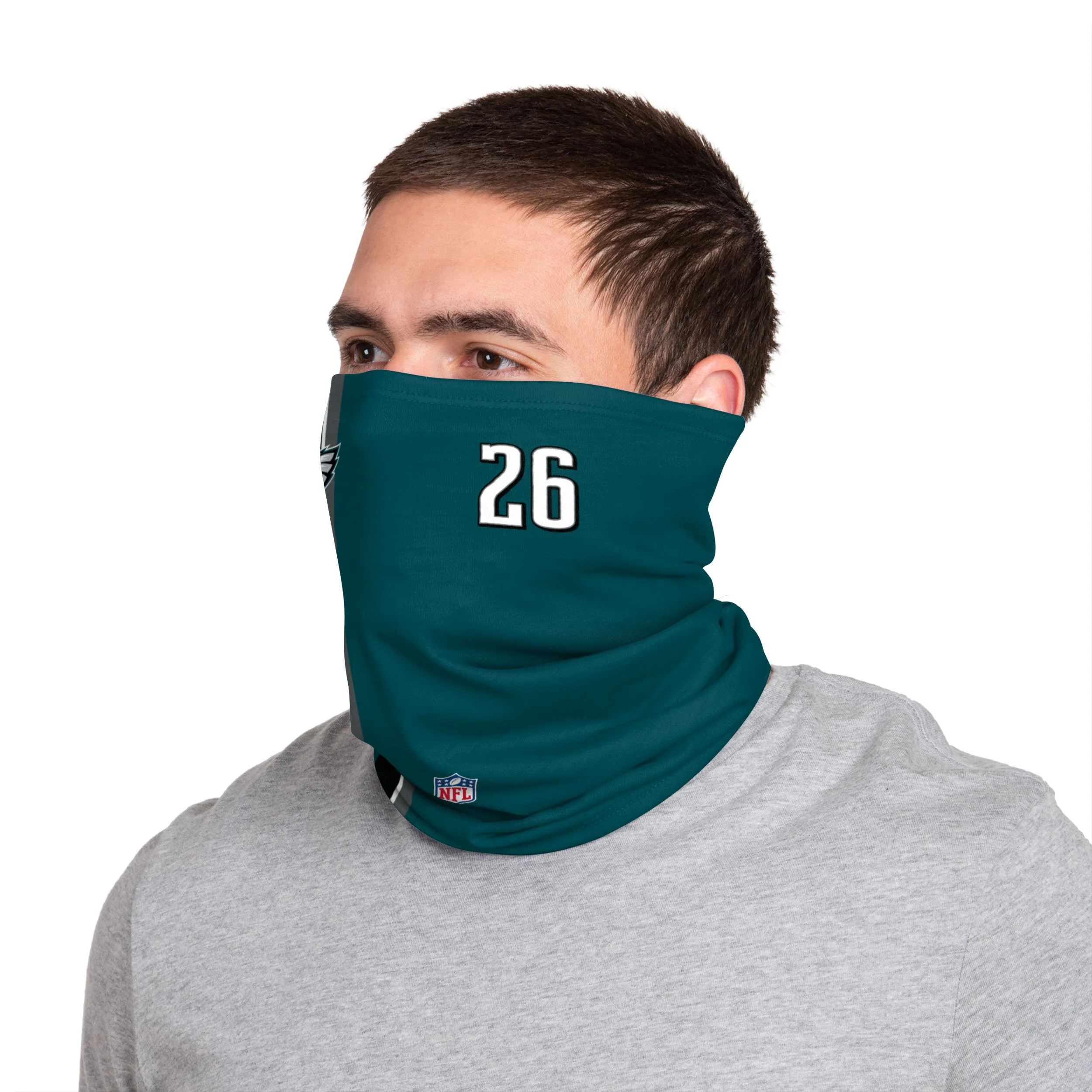 Philadelphia Eagles NFL Miles Sanders On-Field Sideline Gaiter Scarf - Image 3