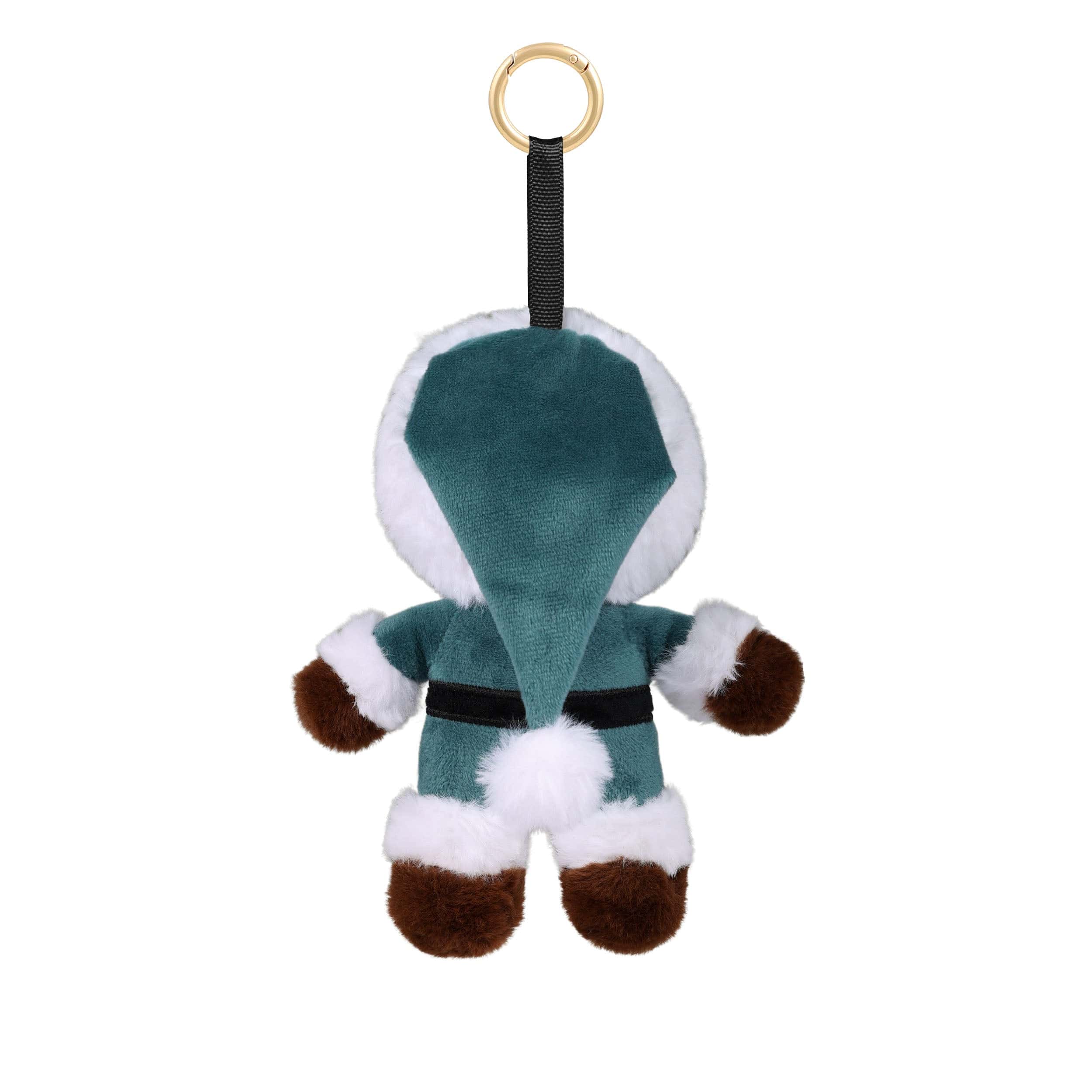 Philadelphia Eagles NFL Plush Mascot Santa Bag Charm Keychain - Image 4