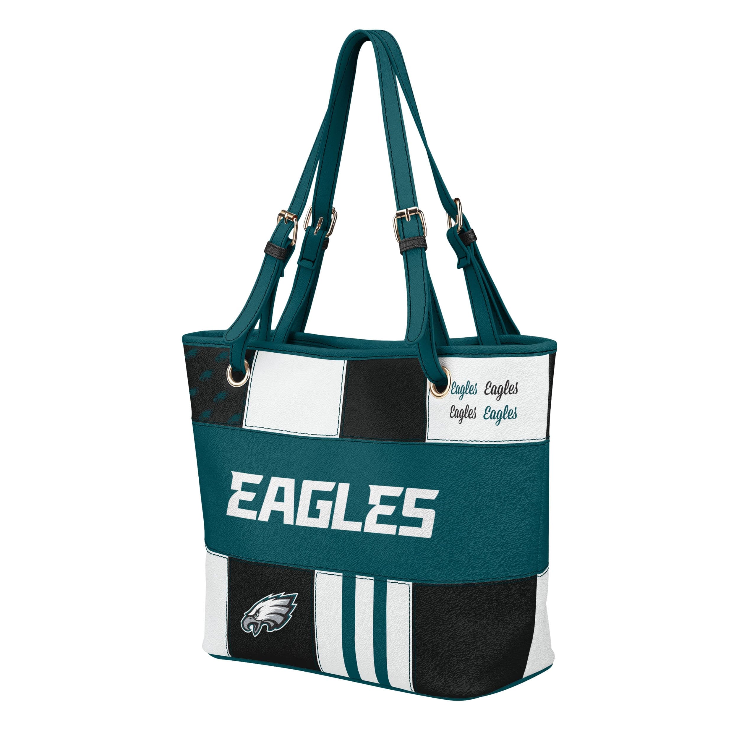 Philadelphia Eagles NFL Printed Collage Tote - Image 2