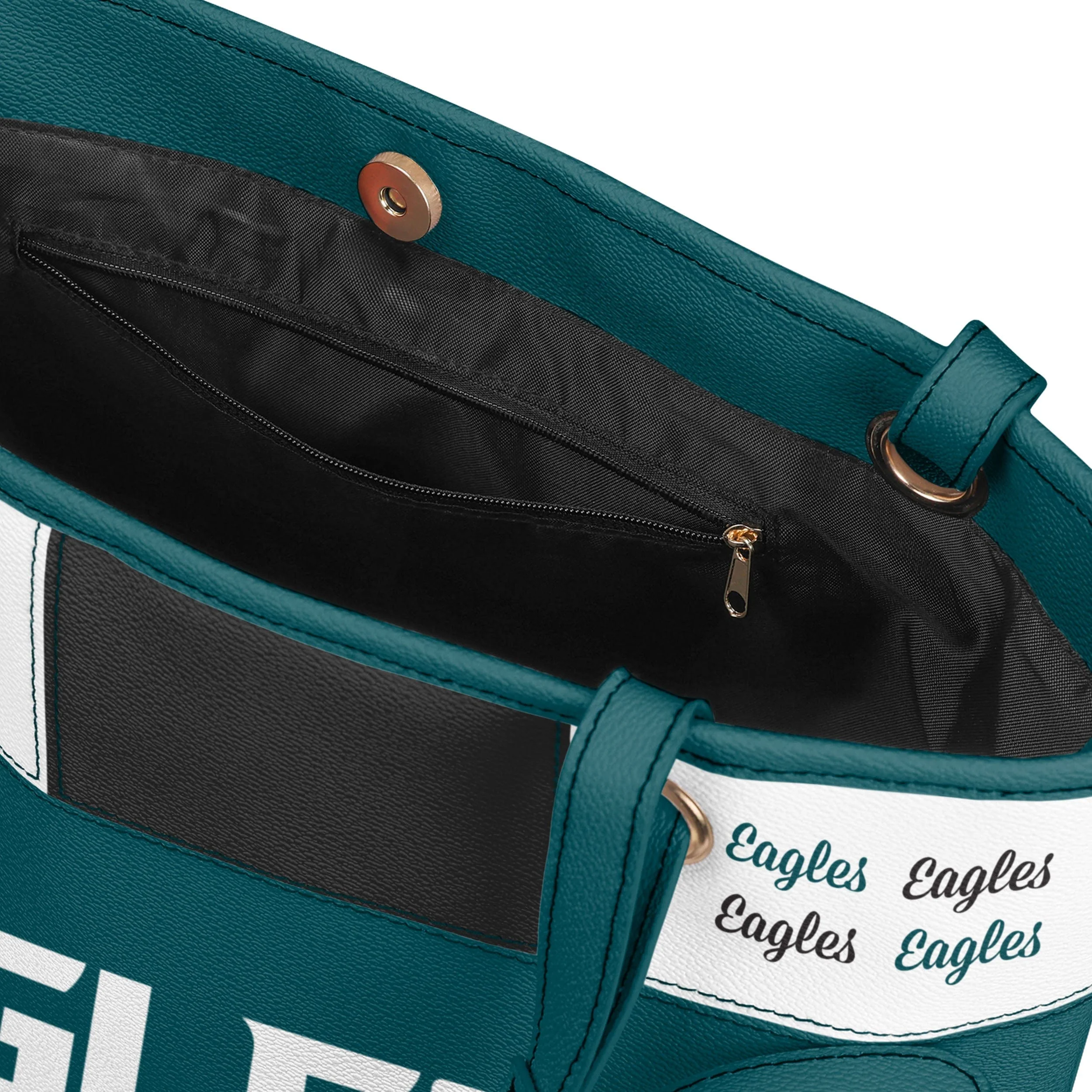 Philadelphia Eagles NFL Printed Collage Tote - Image 4