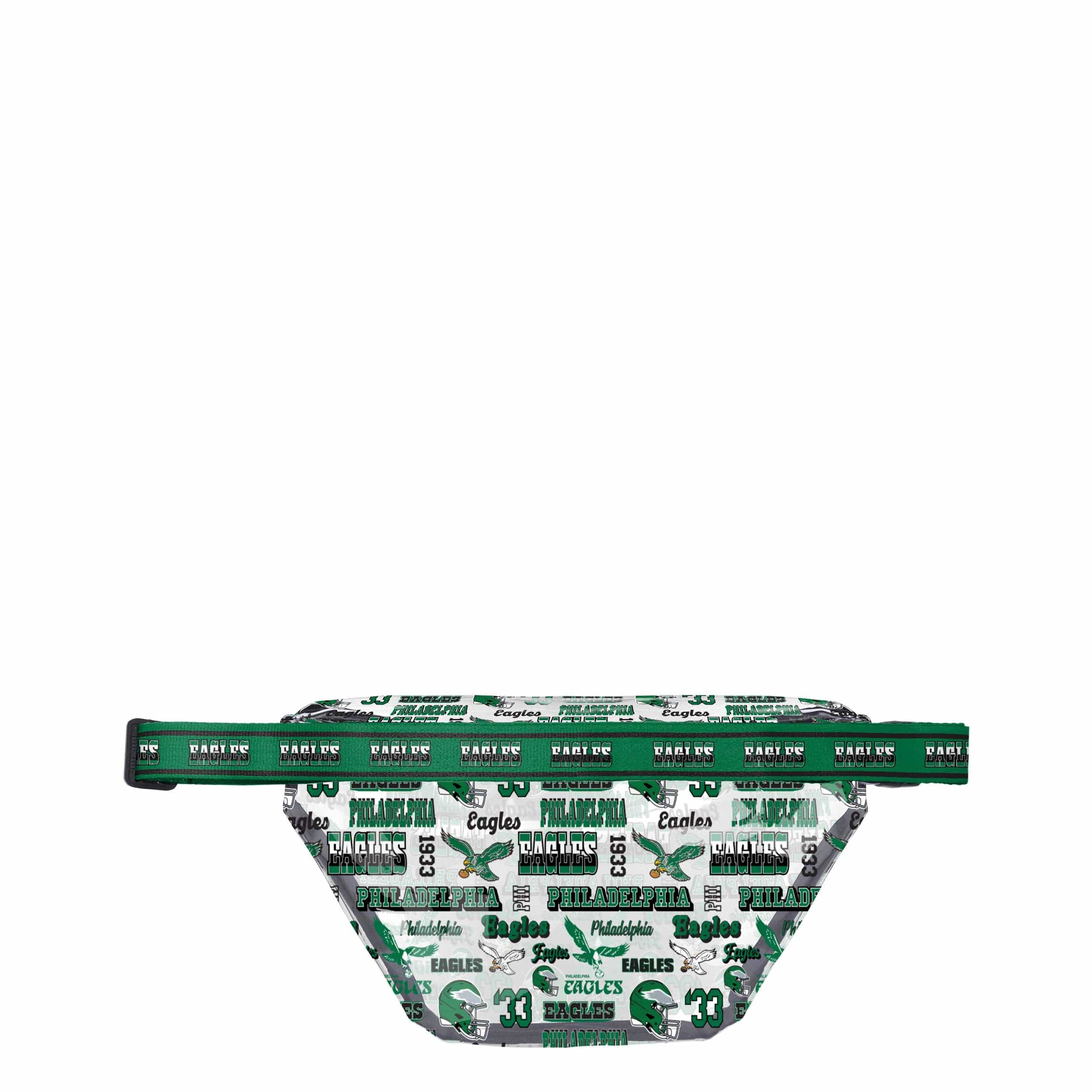 Philadelphia Eagles NFL Repeat Retro Print Clear Fanny Pack - Image 3