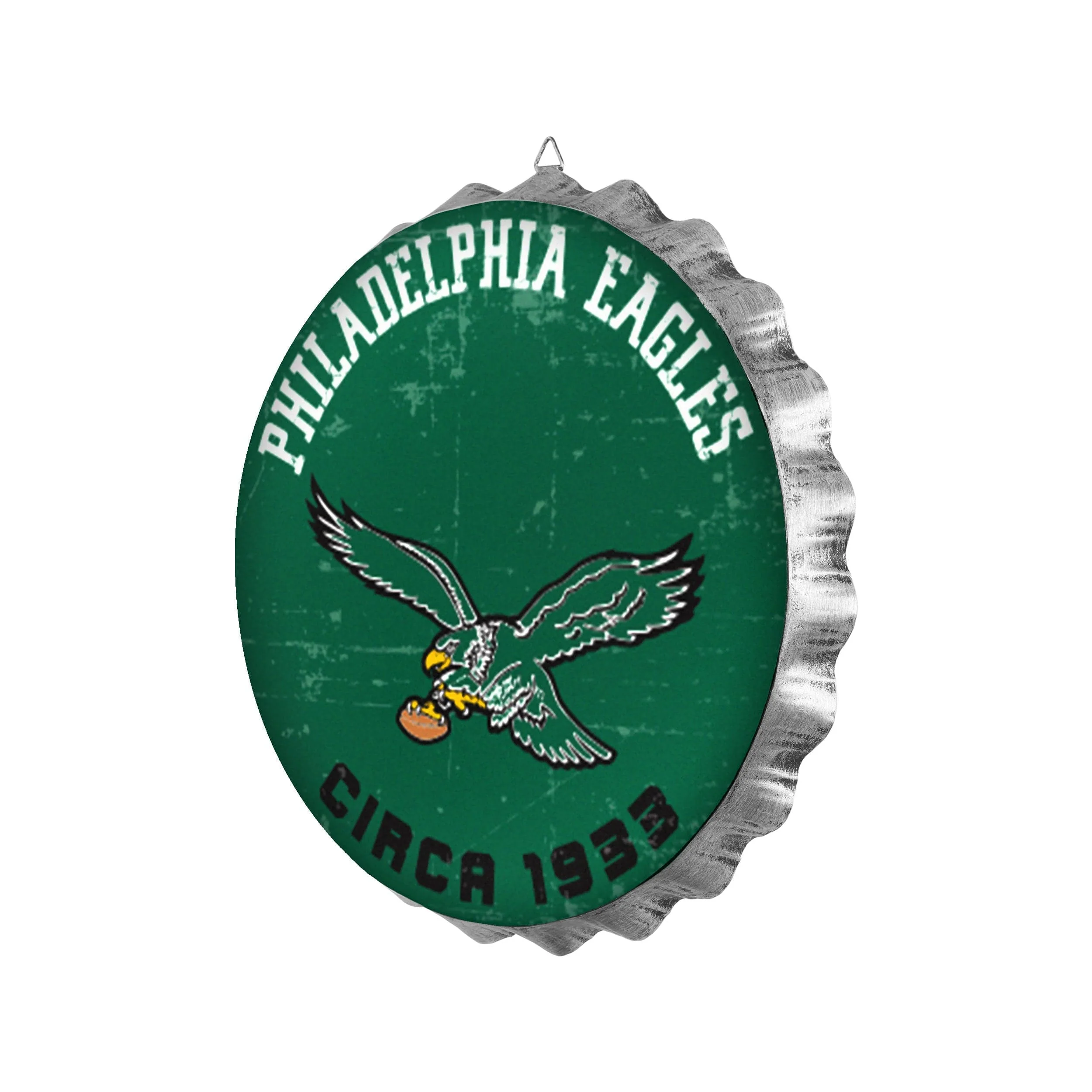 Philadelphia Eagles NFL Retro Bottle Cap Wall Sign - Image 2