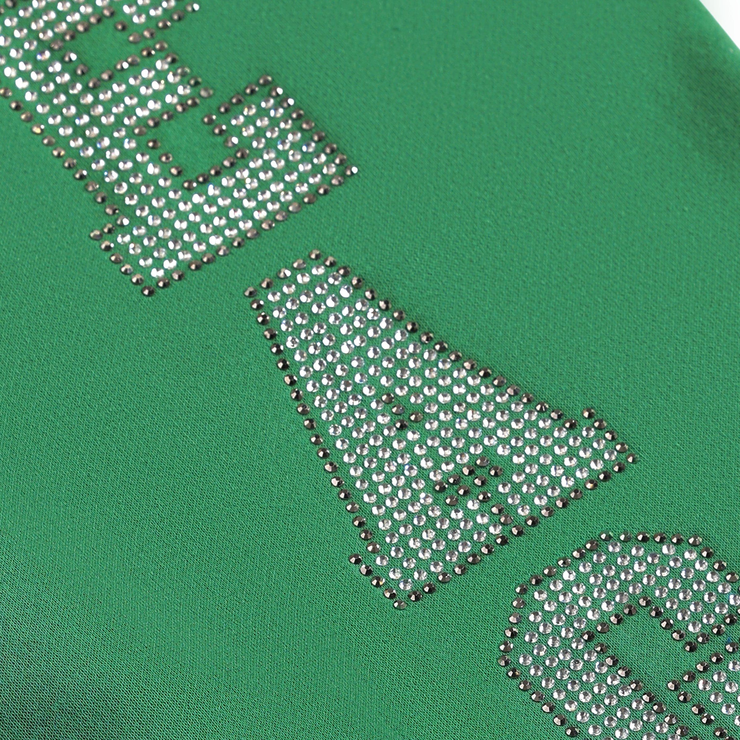 Philadelphia Eagles NFL Retro Womens Big Wordmark Rhinestone Sweatpants - Image 4