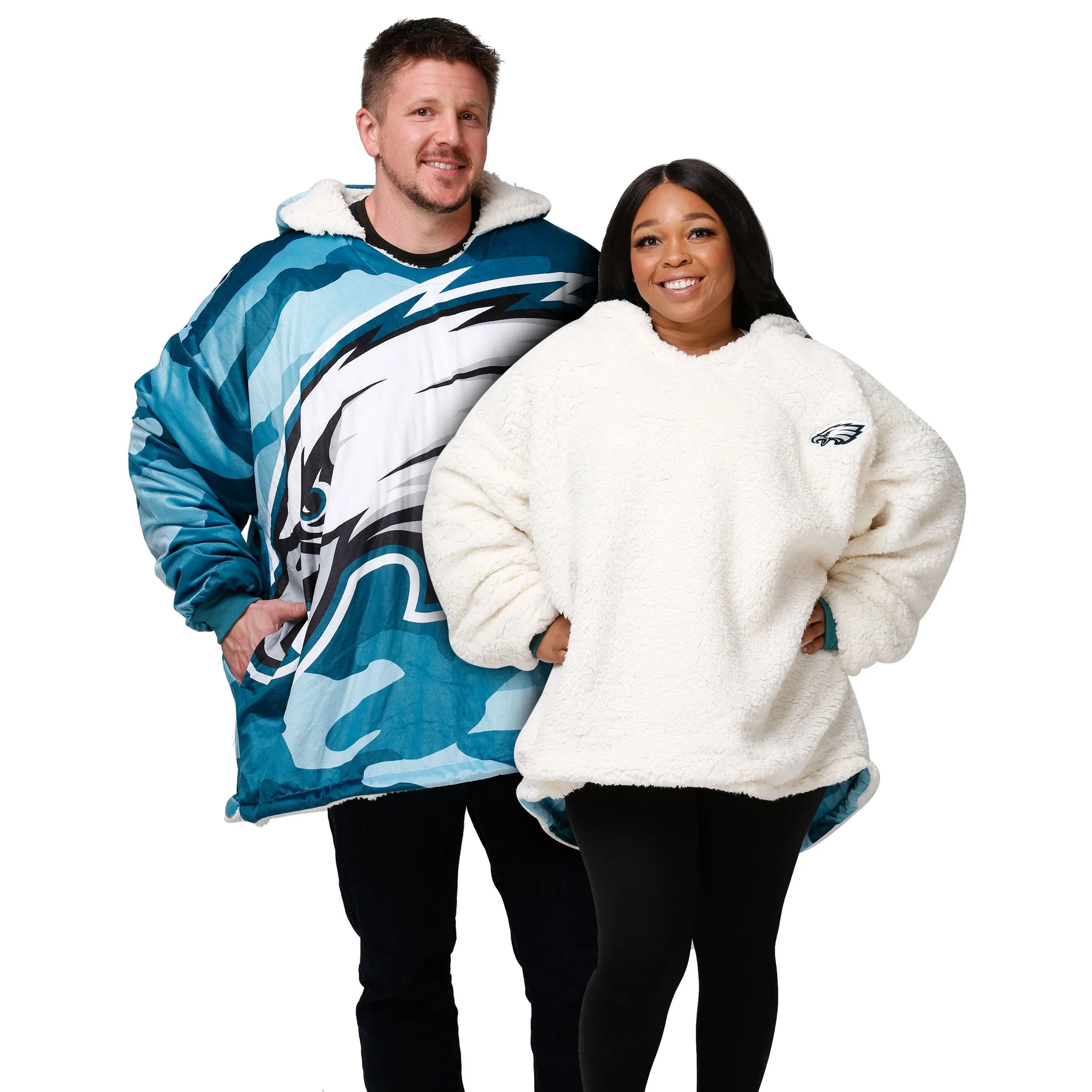 Philadelphia Eagles NFL Reversible Team Color Camo Hoodeez