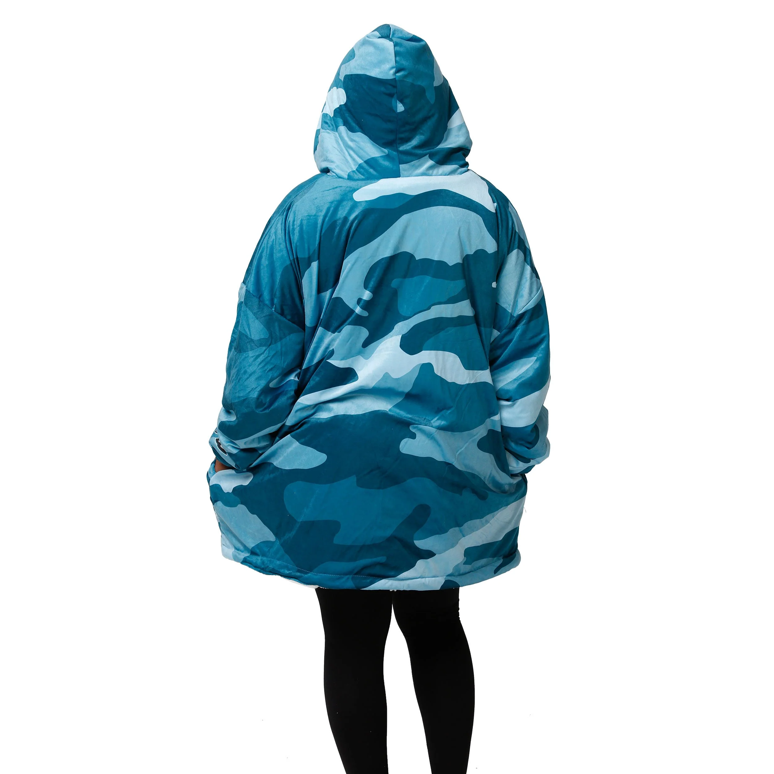Philadelphia Eagles NFL Reversible Team Color Camo Hoodeez - Image 2