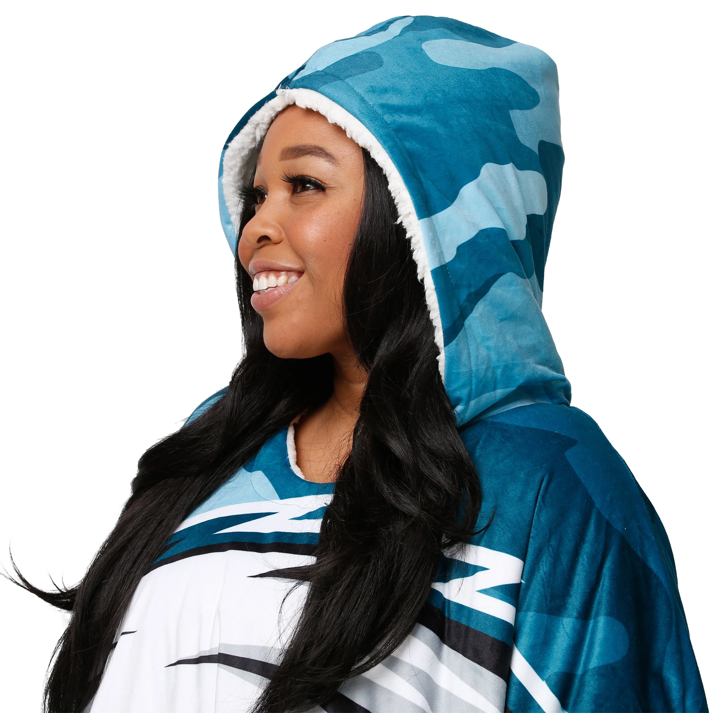 Philadelphia Eagles NFL Reversible Team Color Camo Hoodeez - Image 6