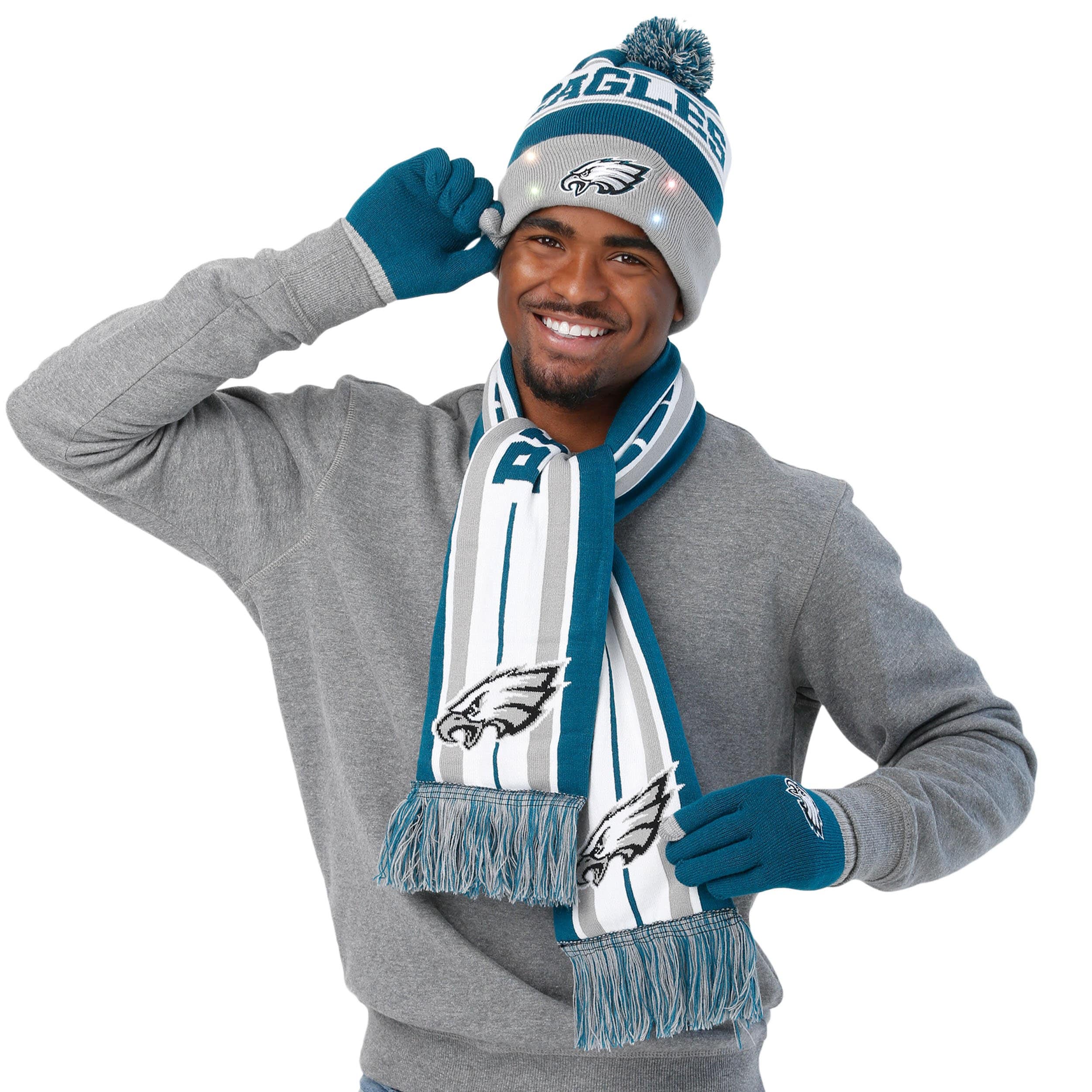 Philadelphia Eagles NFL Snow Stealer Cold Weather Set - Image 4