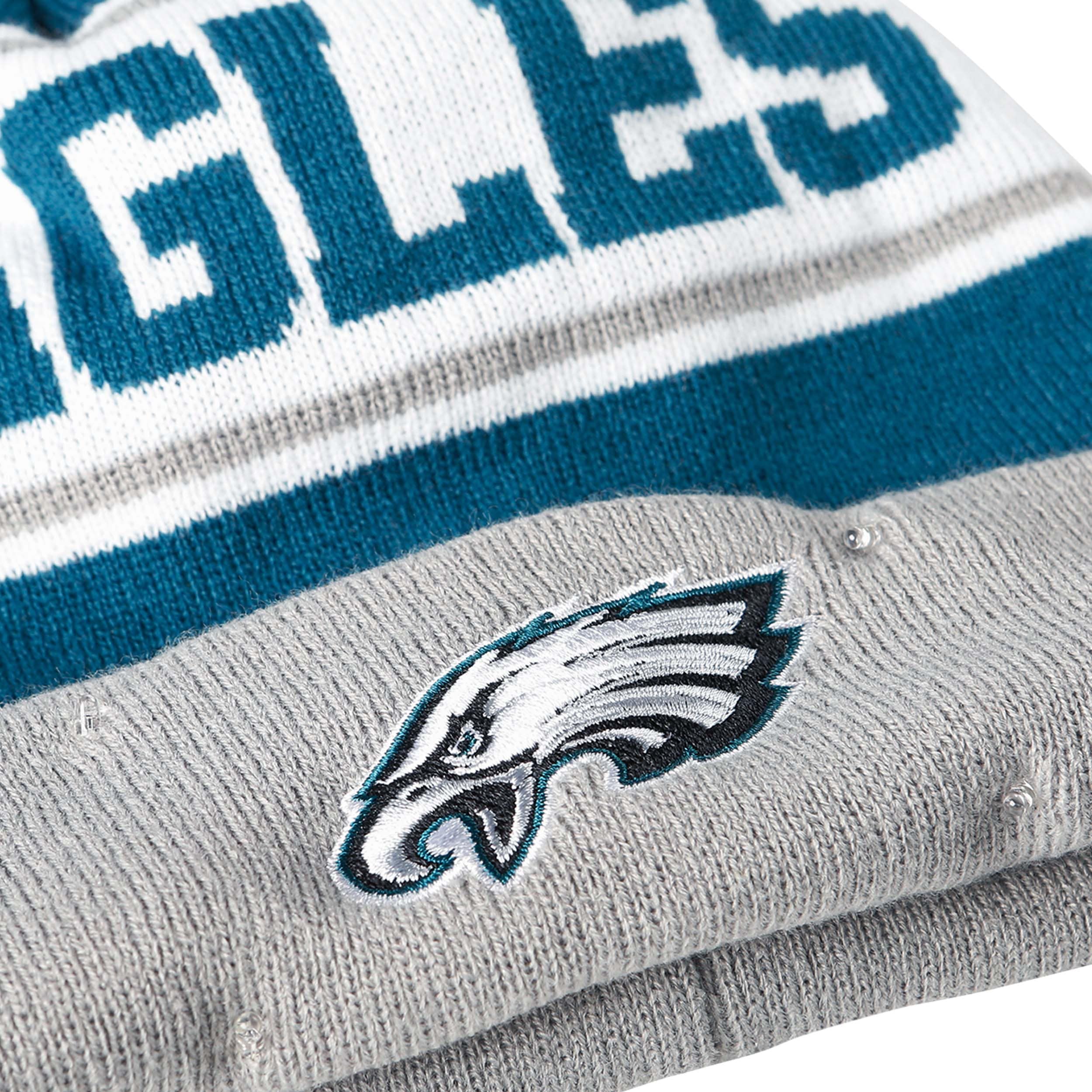 Philadelphia Eagles NFL Snow Stealer Light Up Beanie - Image 3