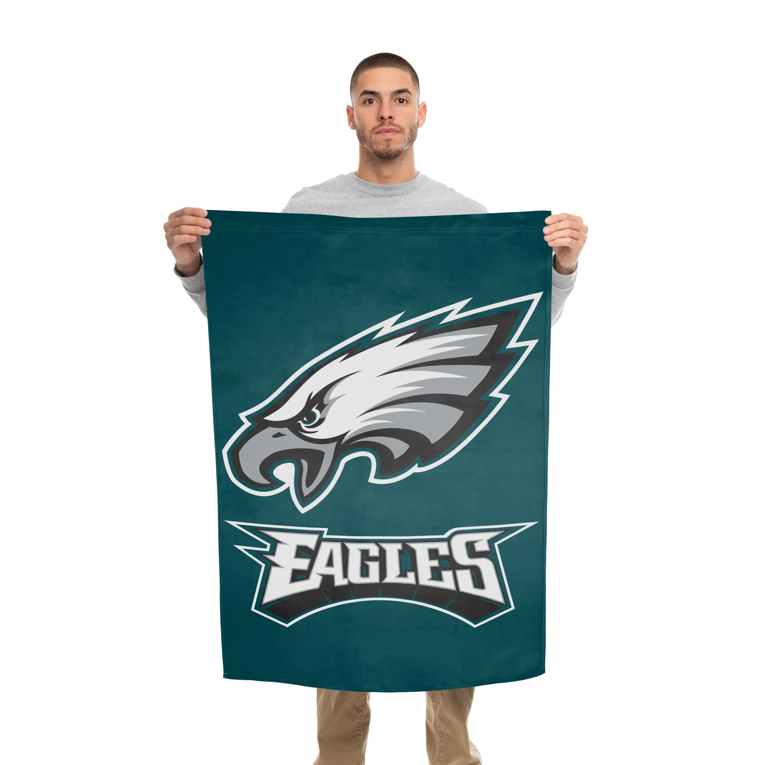 Philadelphia Eagles NFL Solid Vertical Flag - Image 2