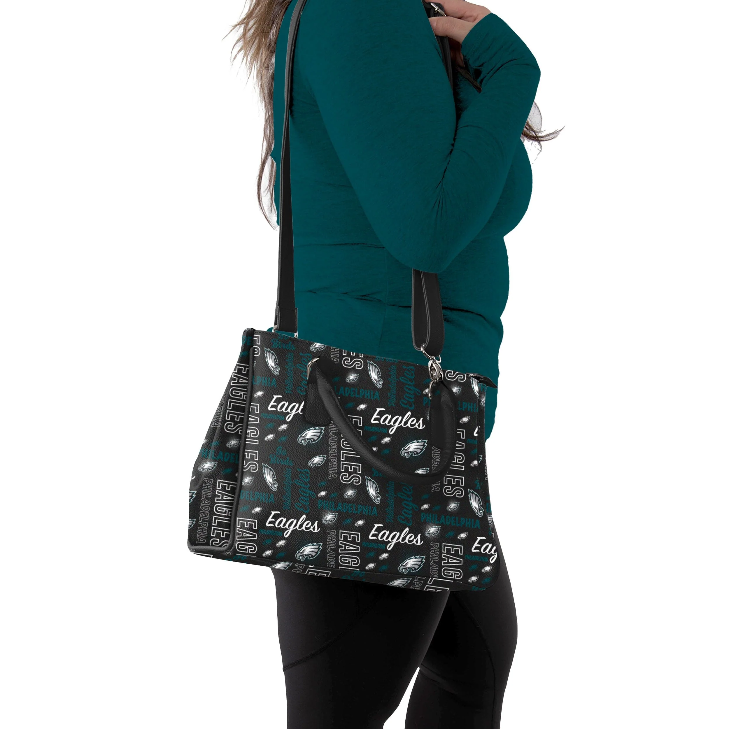 Philadelphia Eagles NFL Spirited Style Printed Collection Purse - Image 2