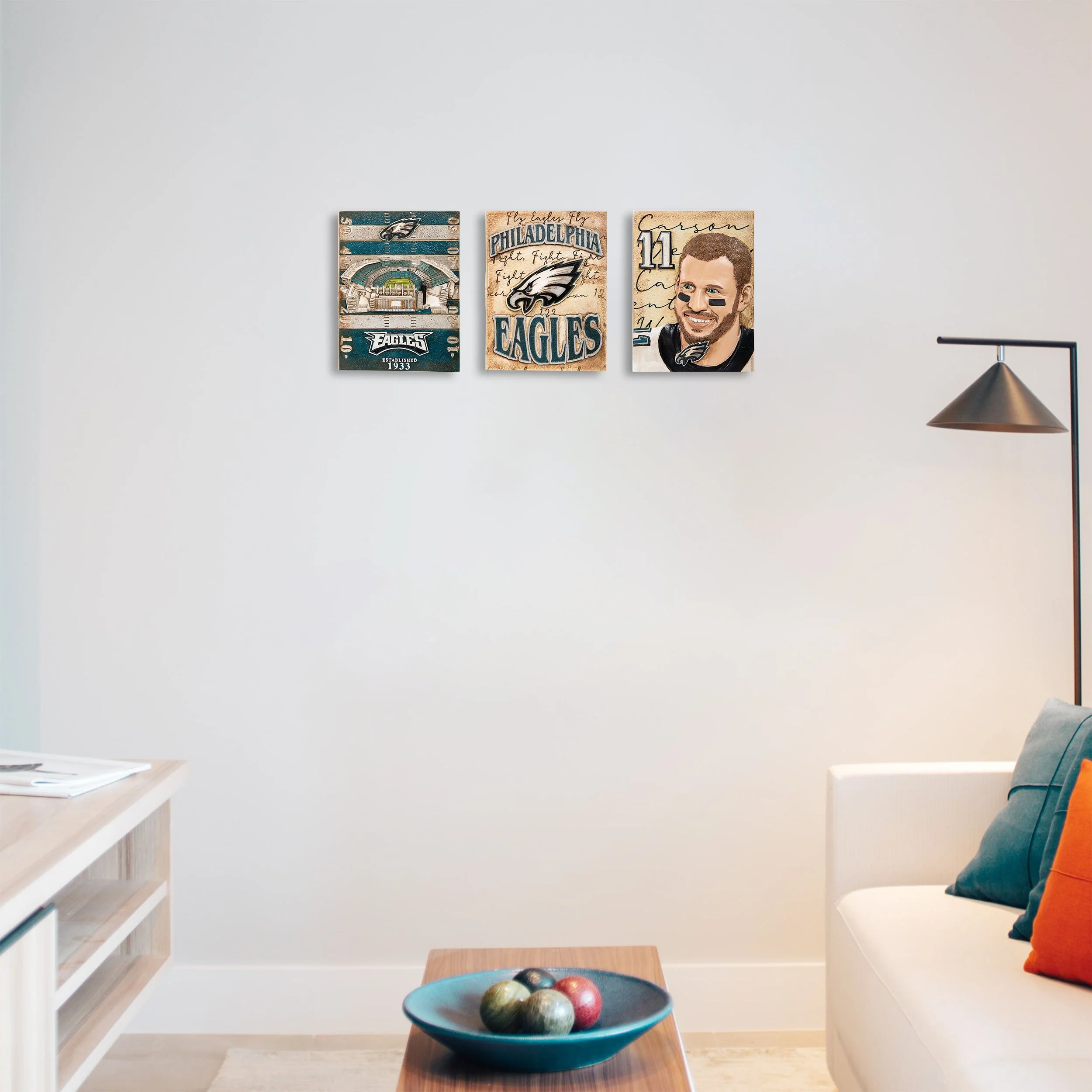 Philadelphia Eagles NFL Team Logo Wall Plaque - Image 4