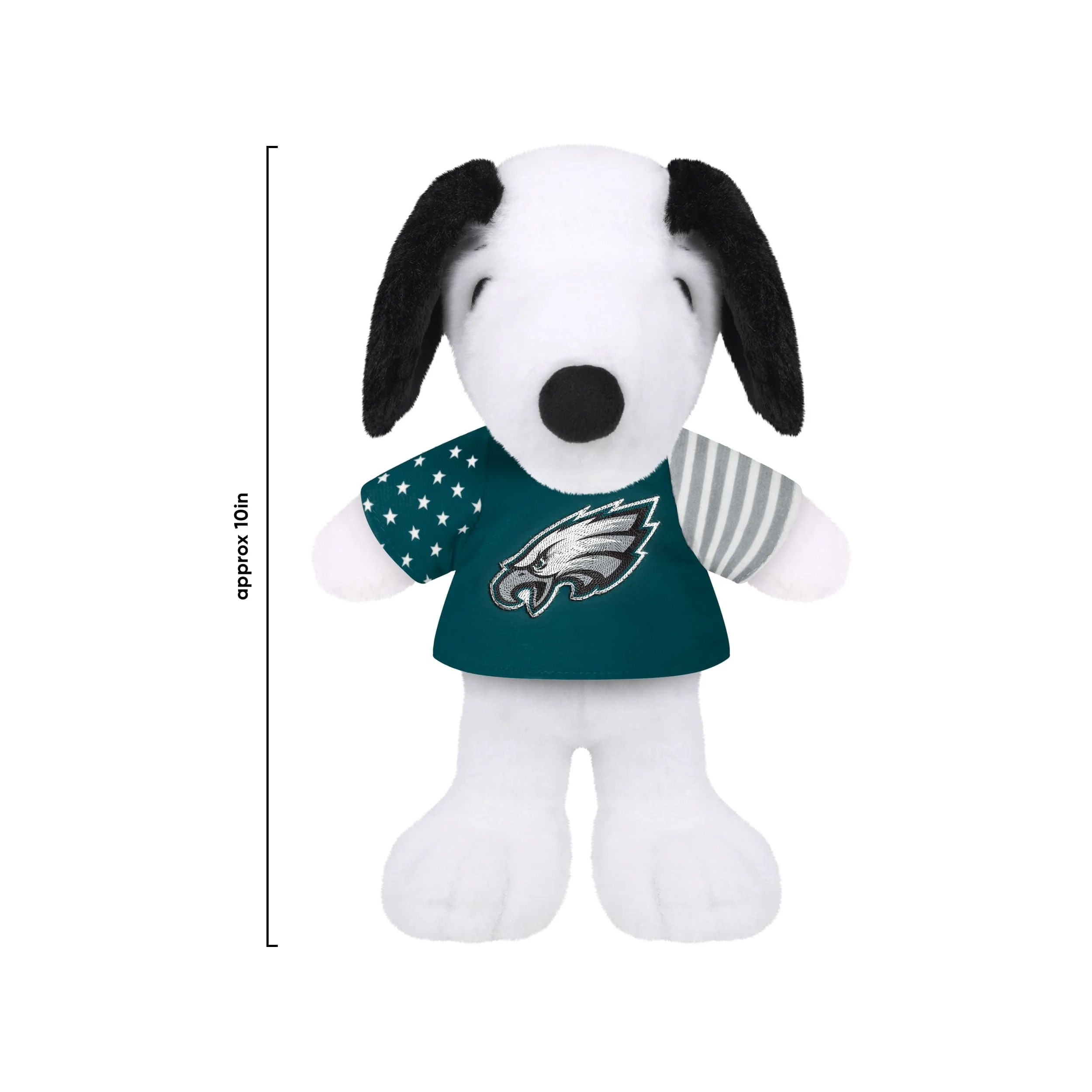 Philadelphia Eagles NFL USA Flag Snoopy Peanuts Team Jersey Plush - Image 3