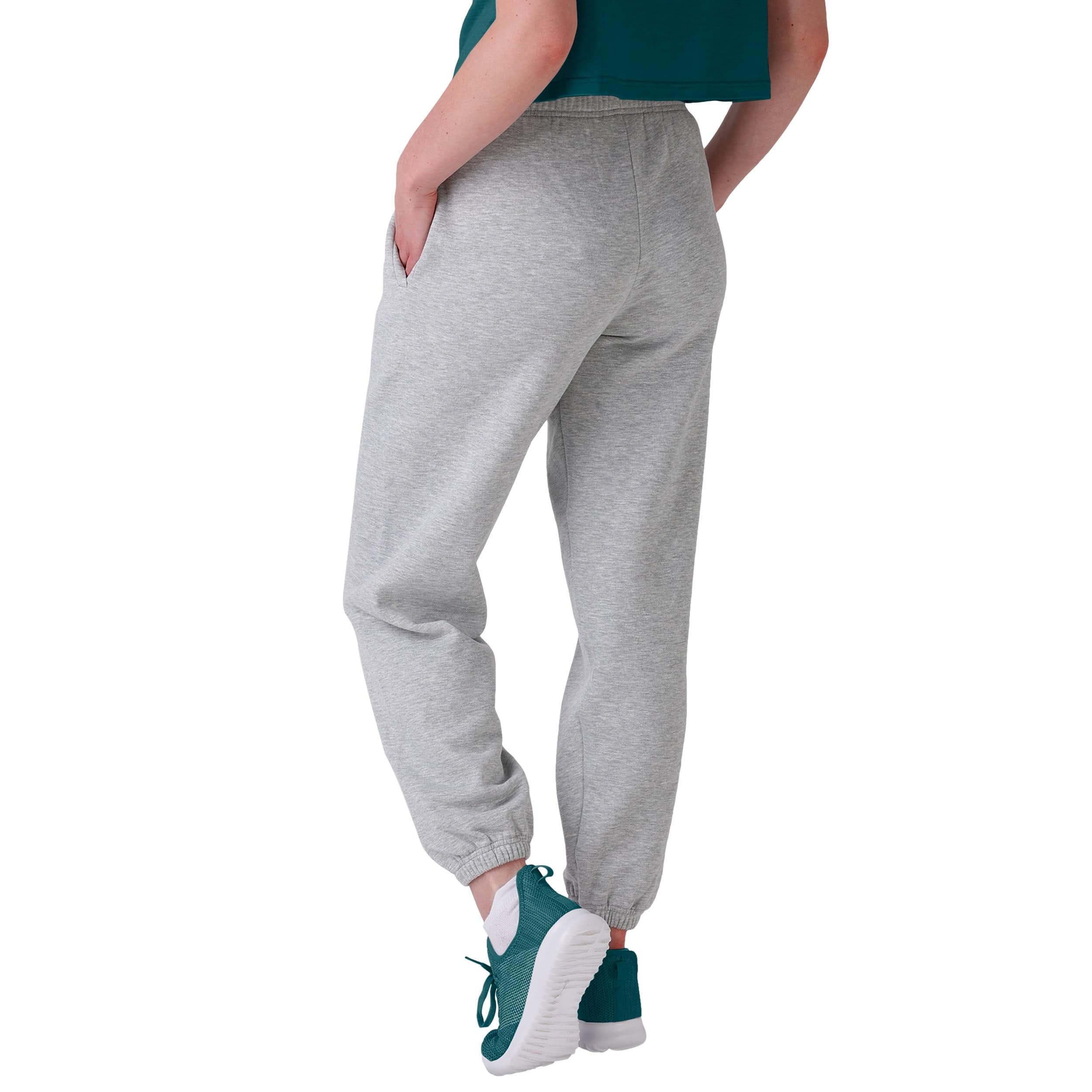 Philadelphia Eagles NFL Womens Big Wordmark Gray Sweatpants - Image 2