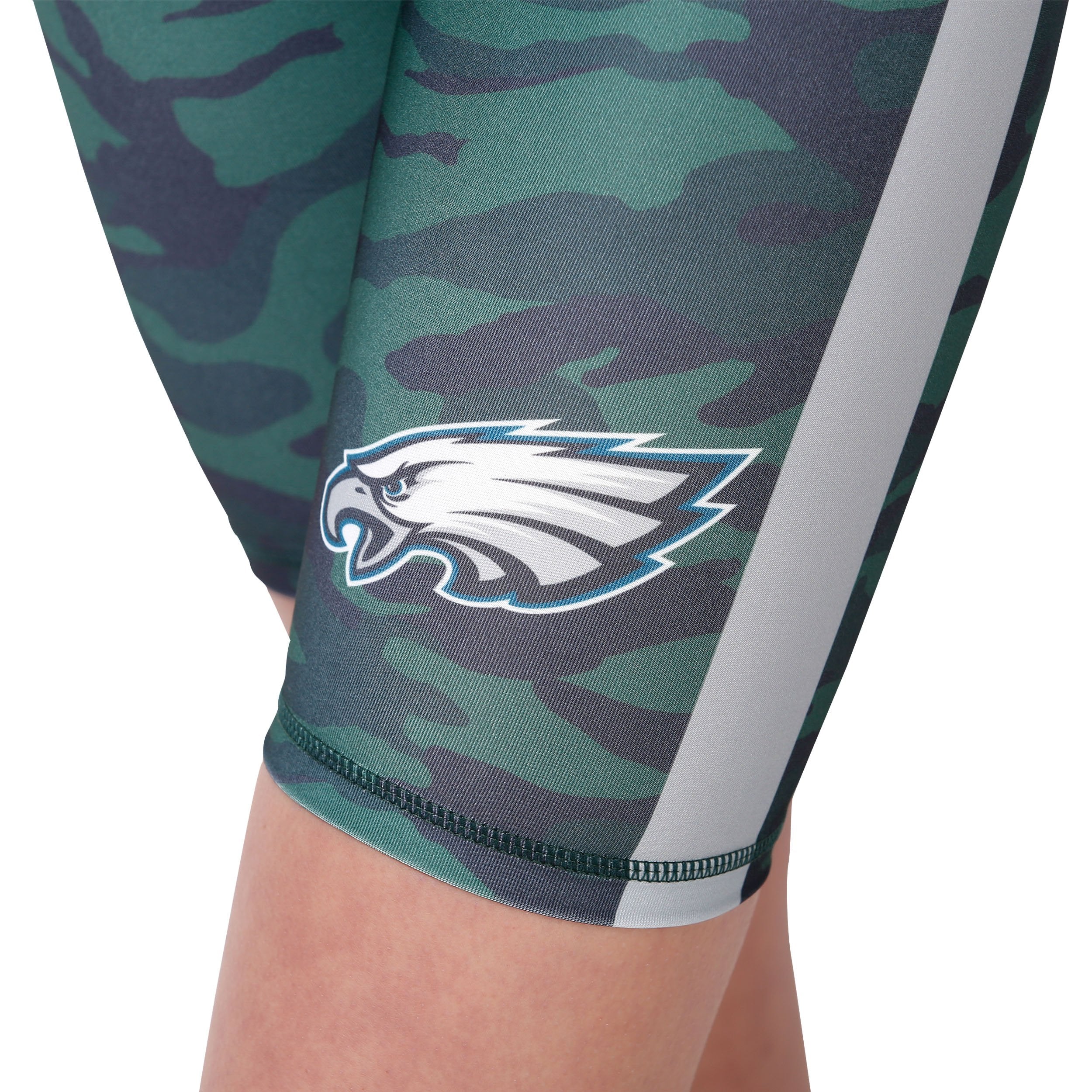 Philadelphia Eagles NFL Womens Camo Bike Shorts - Image 3