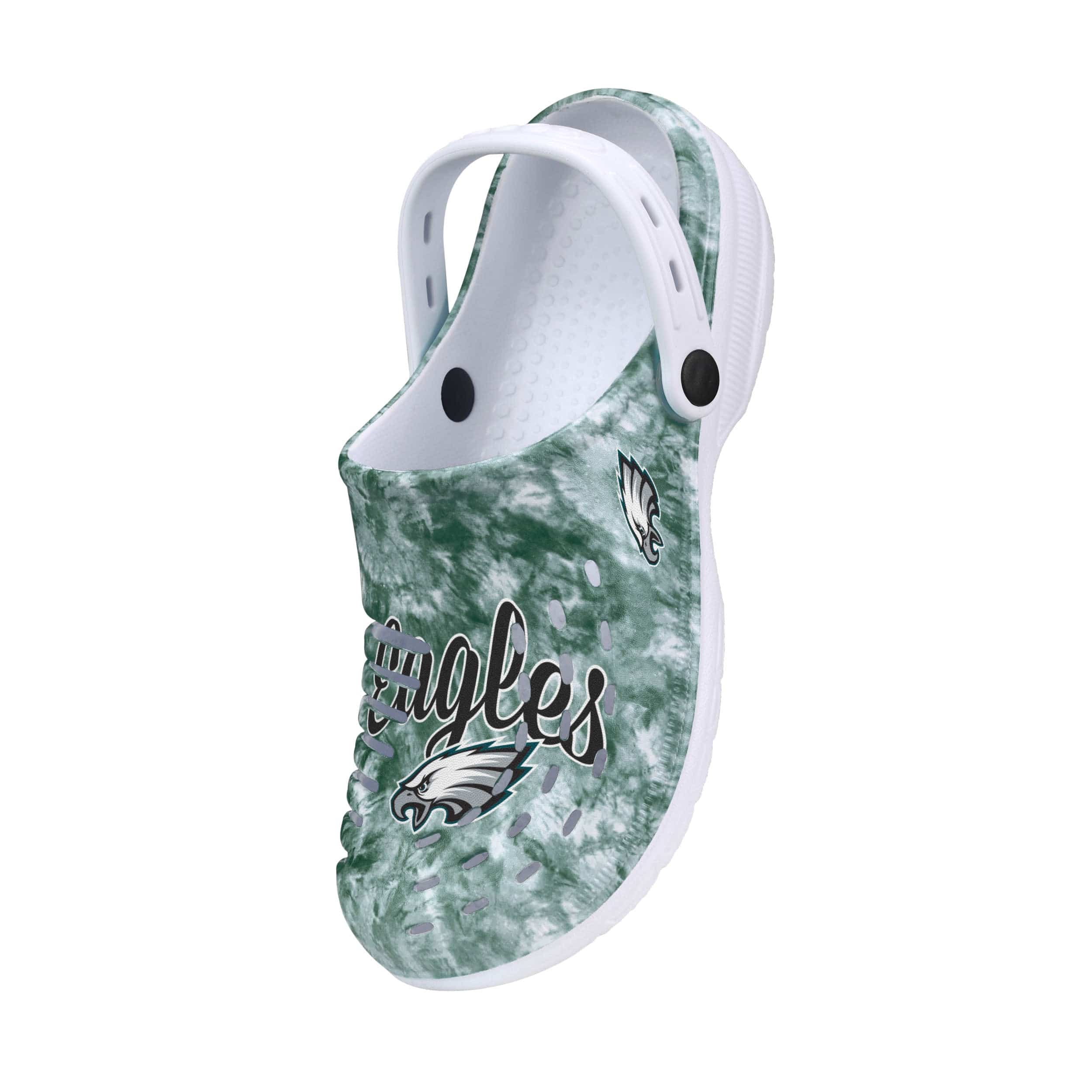 Philadelphia Eagles NFL Womens Cloudie Clog With Strap - Image 3