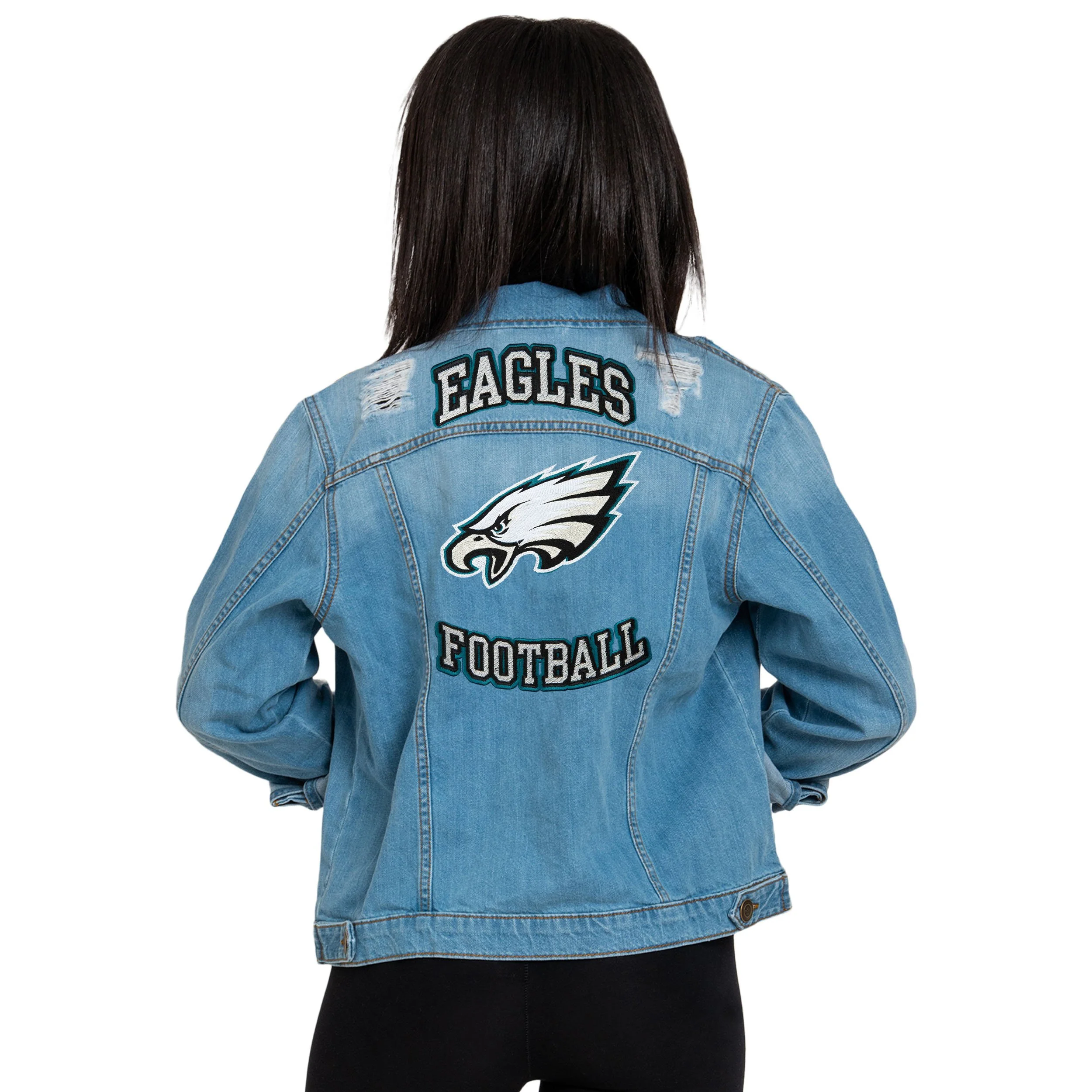 Philadelphia Eagles NFL Womens Denim Days Jacket - Image 3