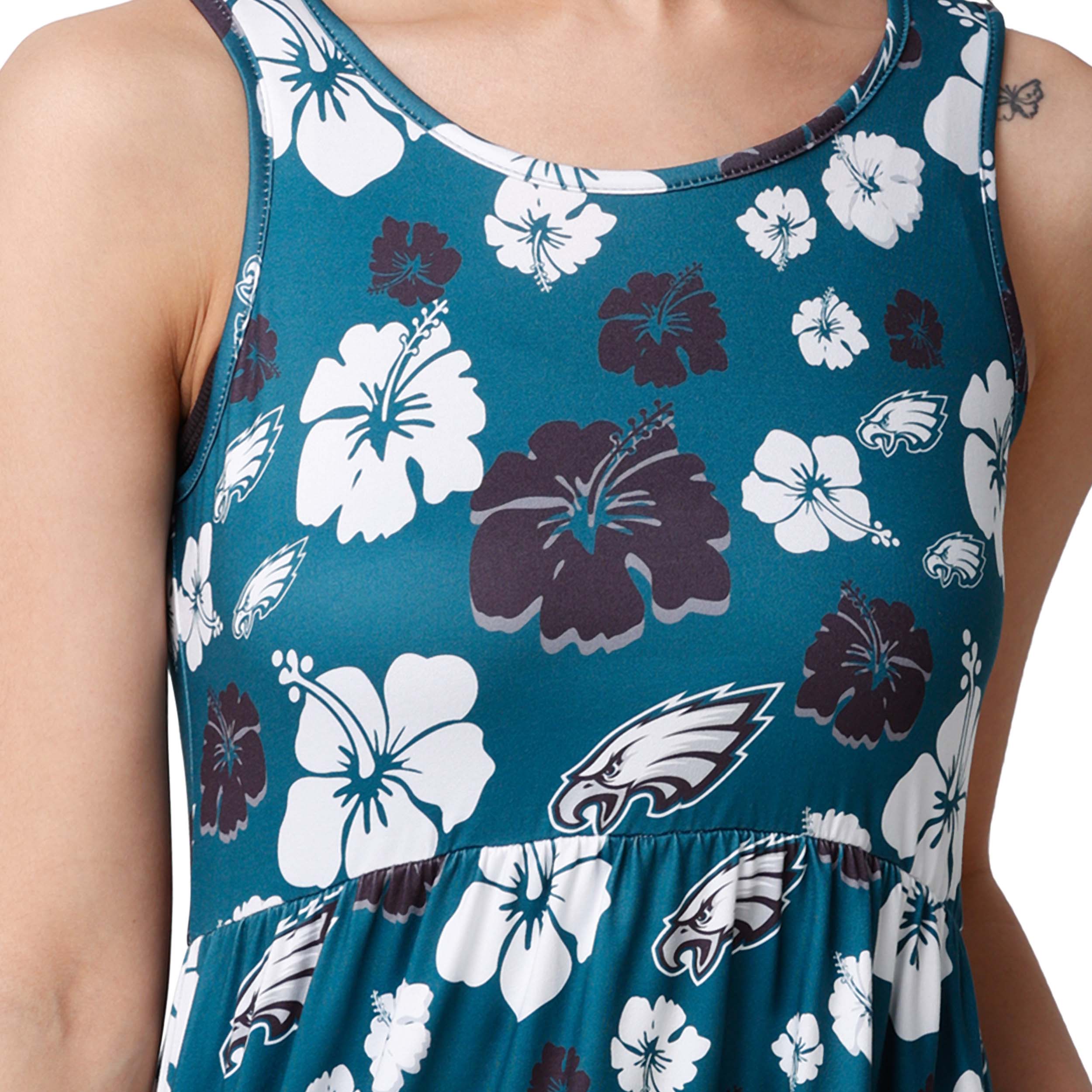 Philadelphia Eagles NFL Womens Fan Favorite Floral Sundress - Image 3