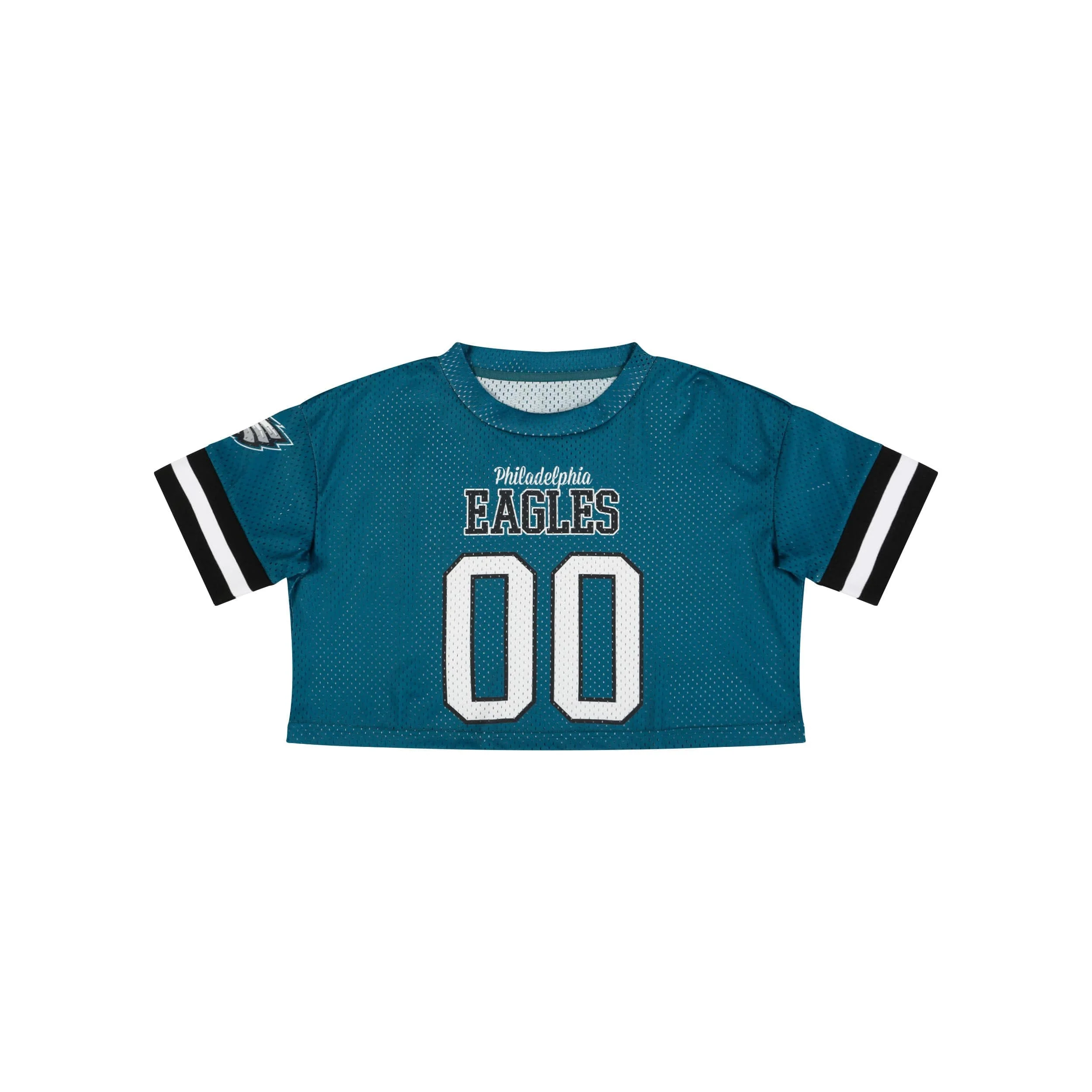 Philadelphia Eagles NFL Womens Gameday Mesh Crop Top - Image 3