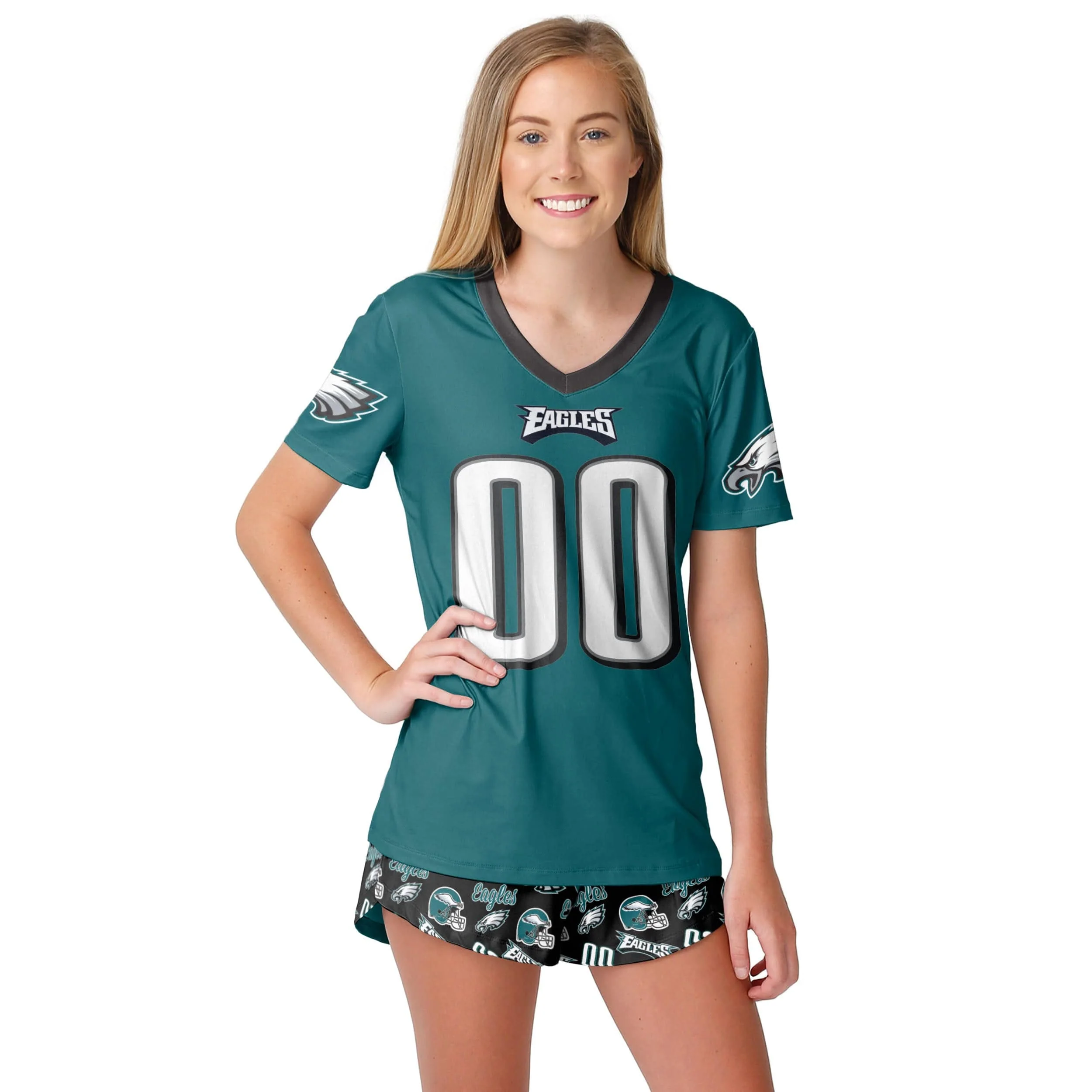 Philadelphia Eagles NFL Womens Gameday Ready Pajama Set