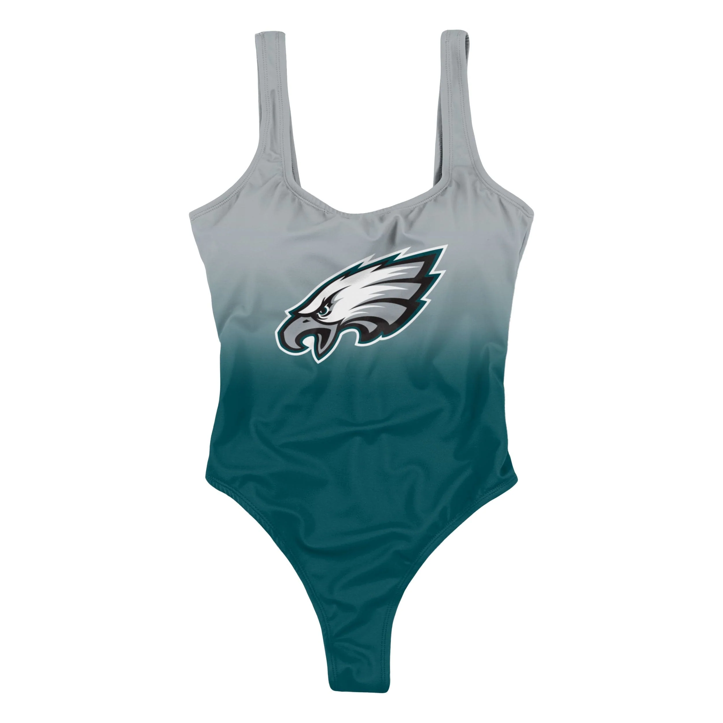 Philadelphia Eagles NFL Womens Gametime Gradient One Piece Bathing Suit - Image 3