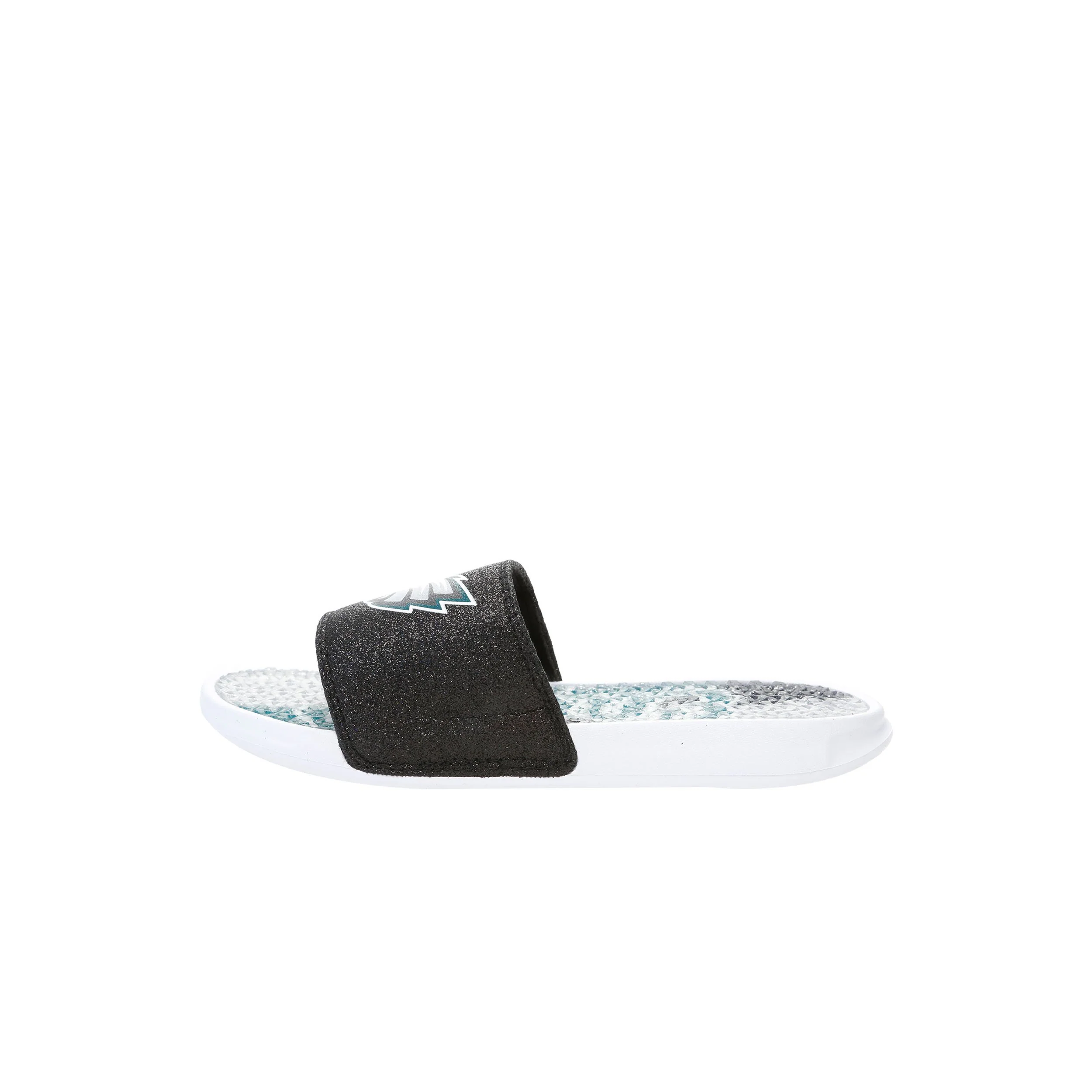 Philadelphia Eagles NFL Womens Glitter Gel Slide - Image 5