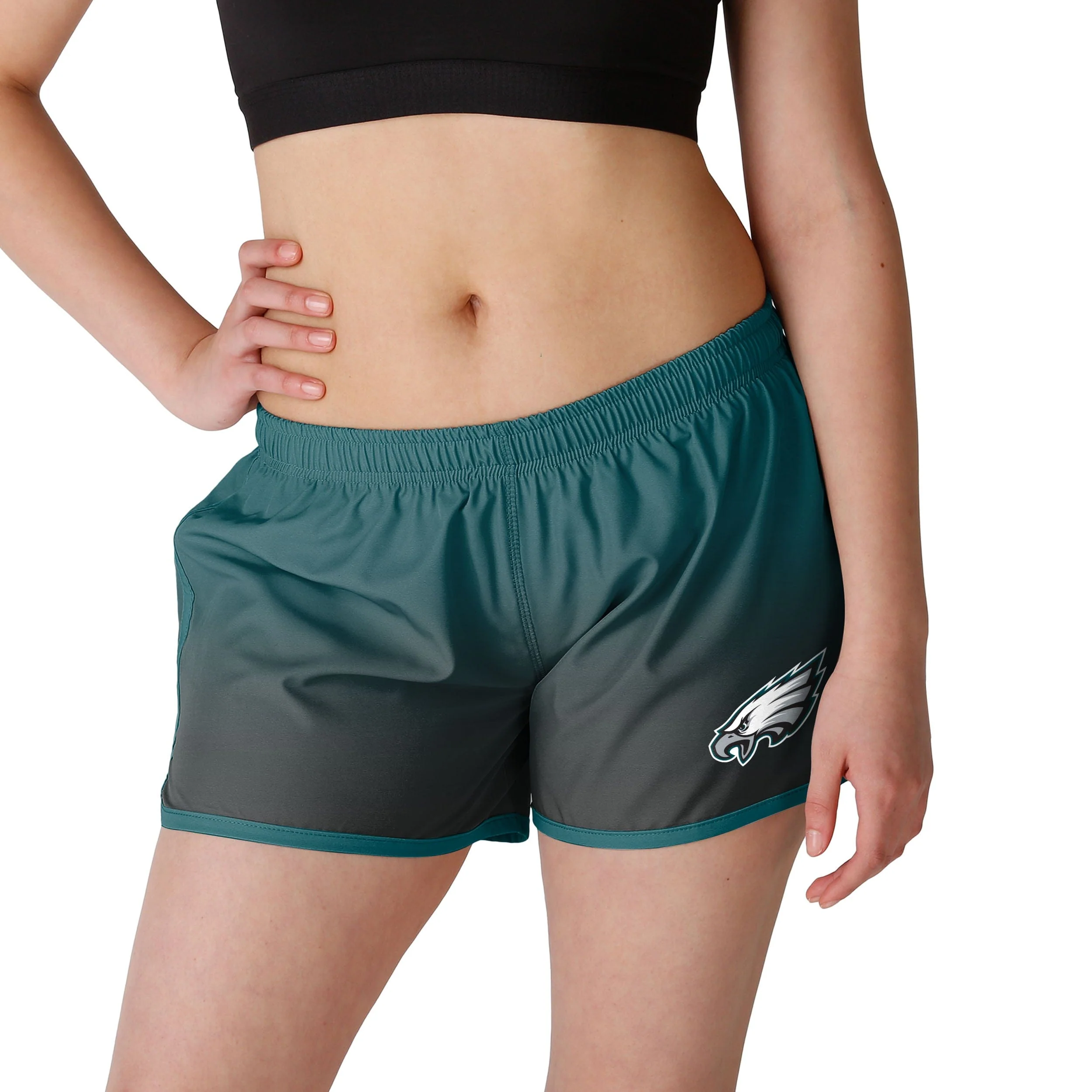 Philadelphia Eagles NFL Womens Gradient Running Shorts