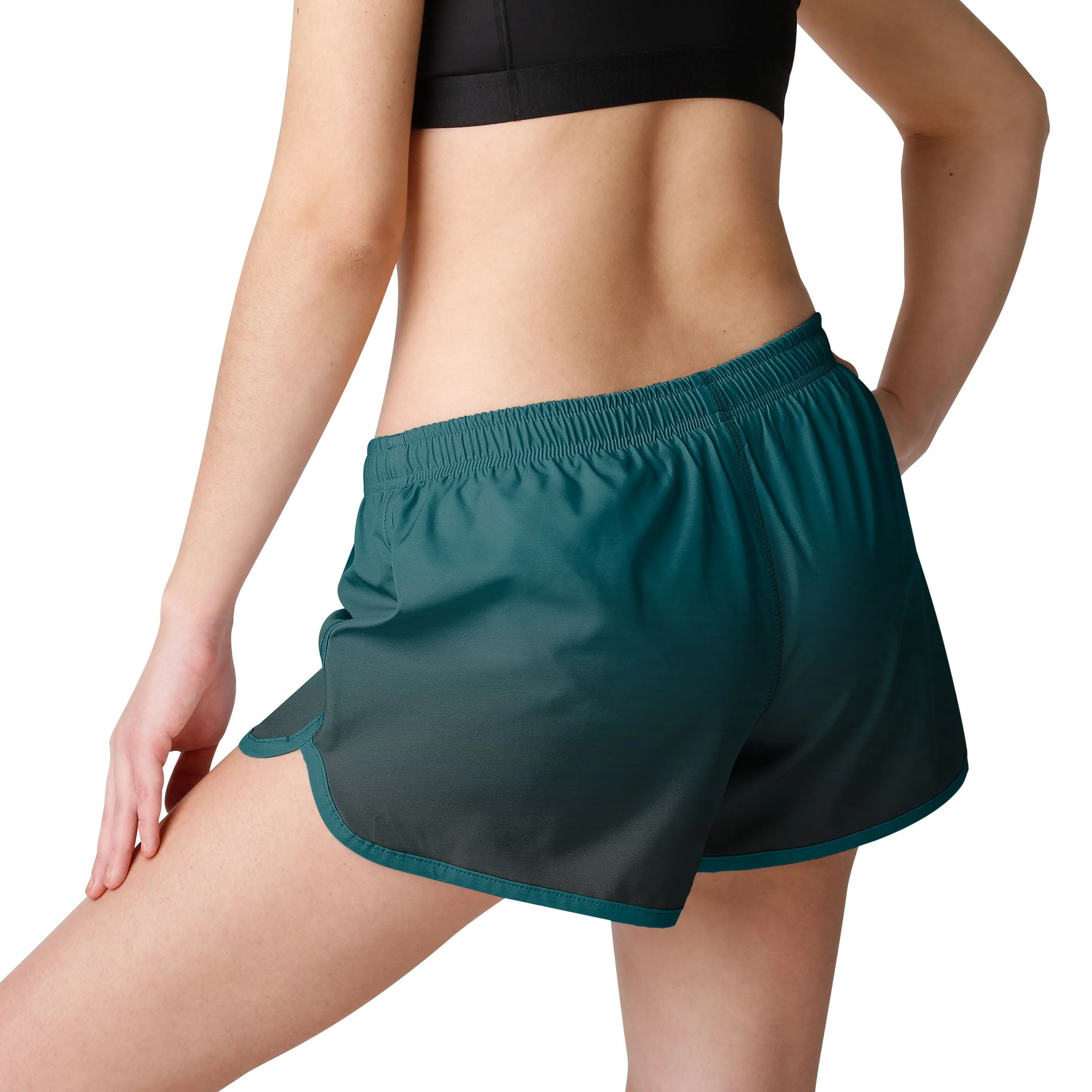 Philadelphia Eagles NFL Womens Gradient Running Shorts - Image 2